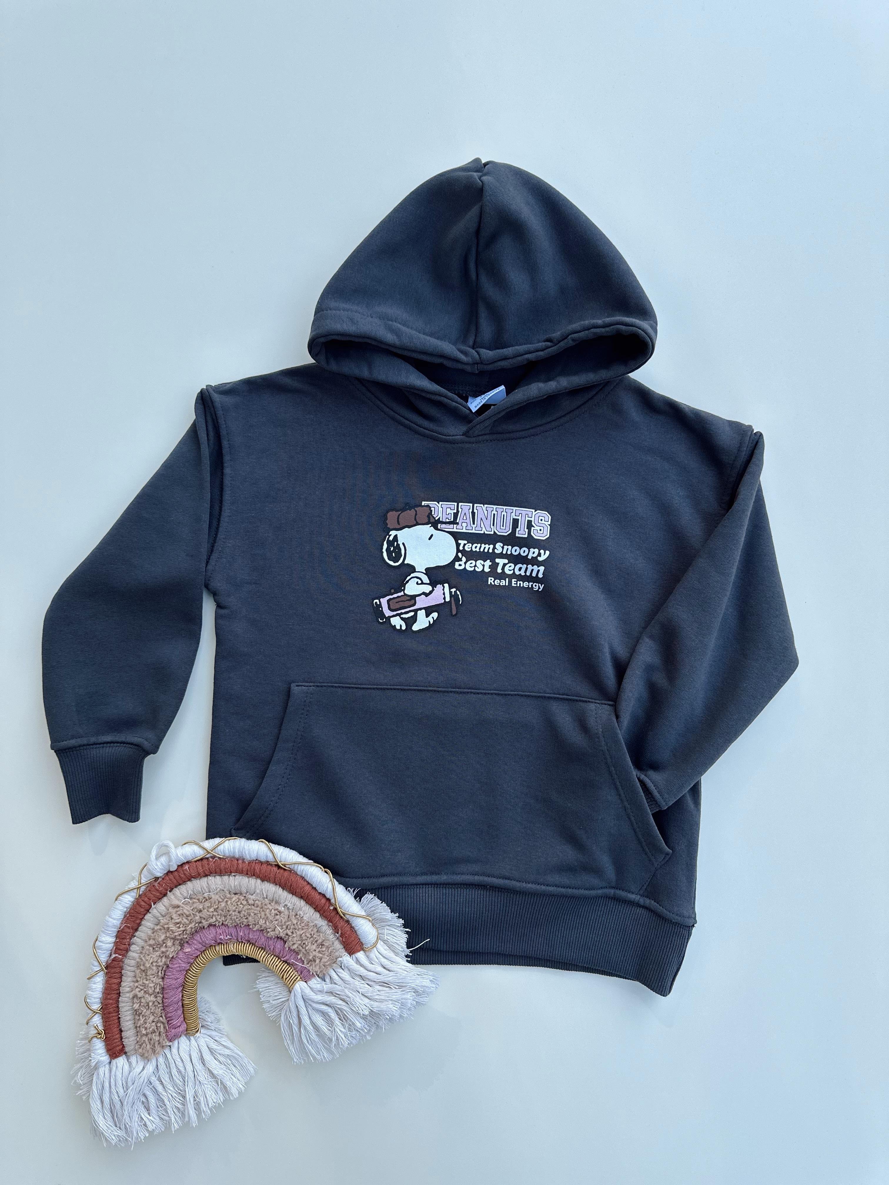 Nişantaşı Kids PEANUTS ÇİFT BASKILI SWEATSHİRT