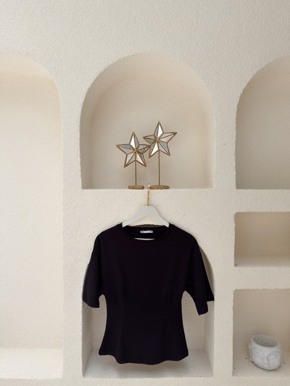 Nişantaşı Butik PENS DETAY SİYAH BASİC BLUZ