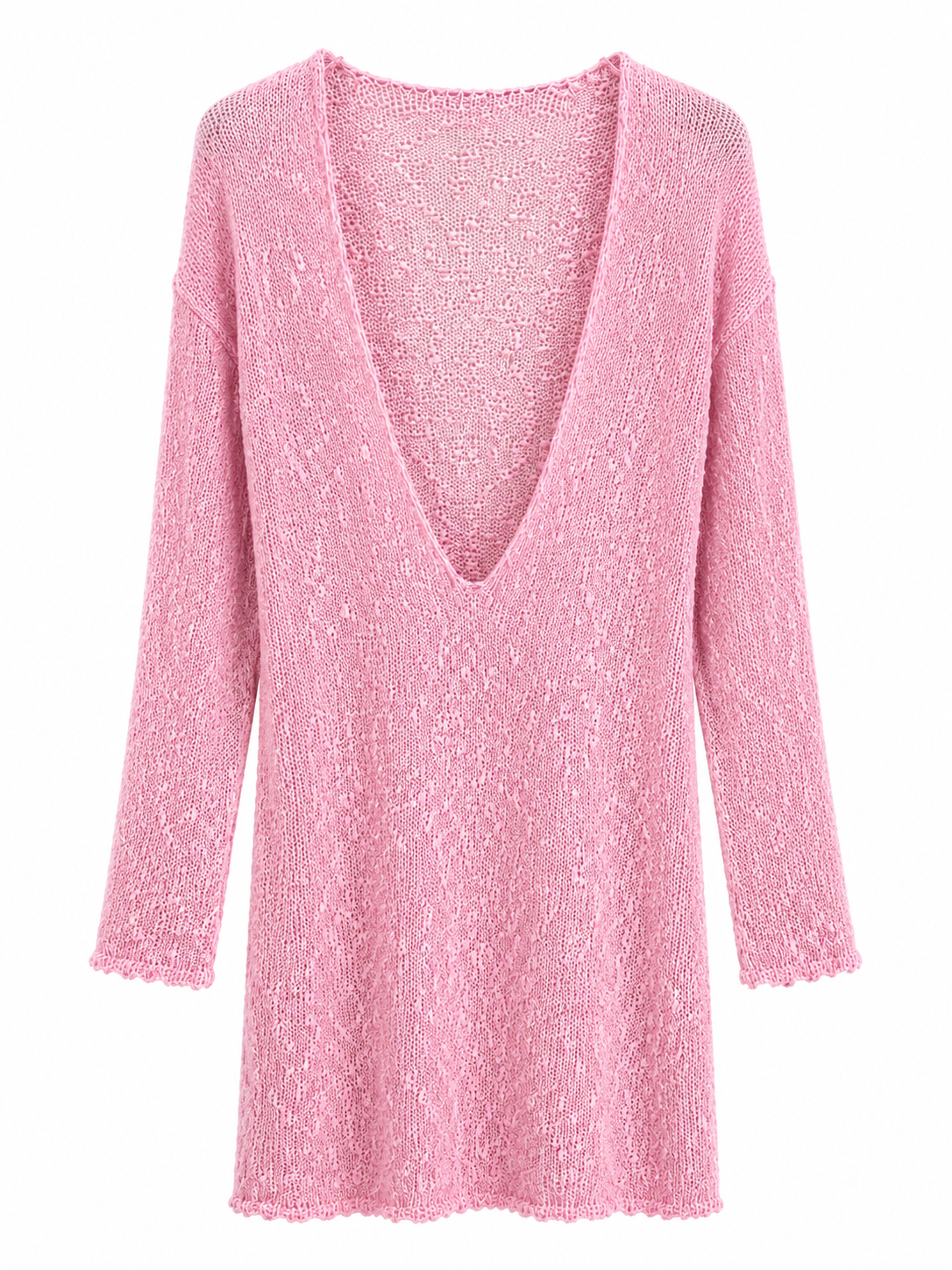 Nişantaşı Butik SIRT DETAY MİNİ ELBİSE PEMBE