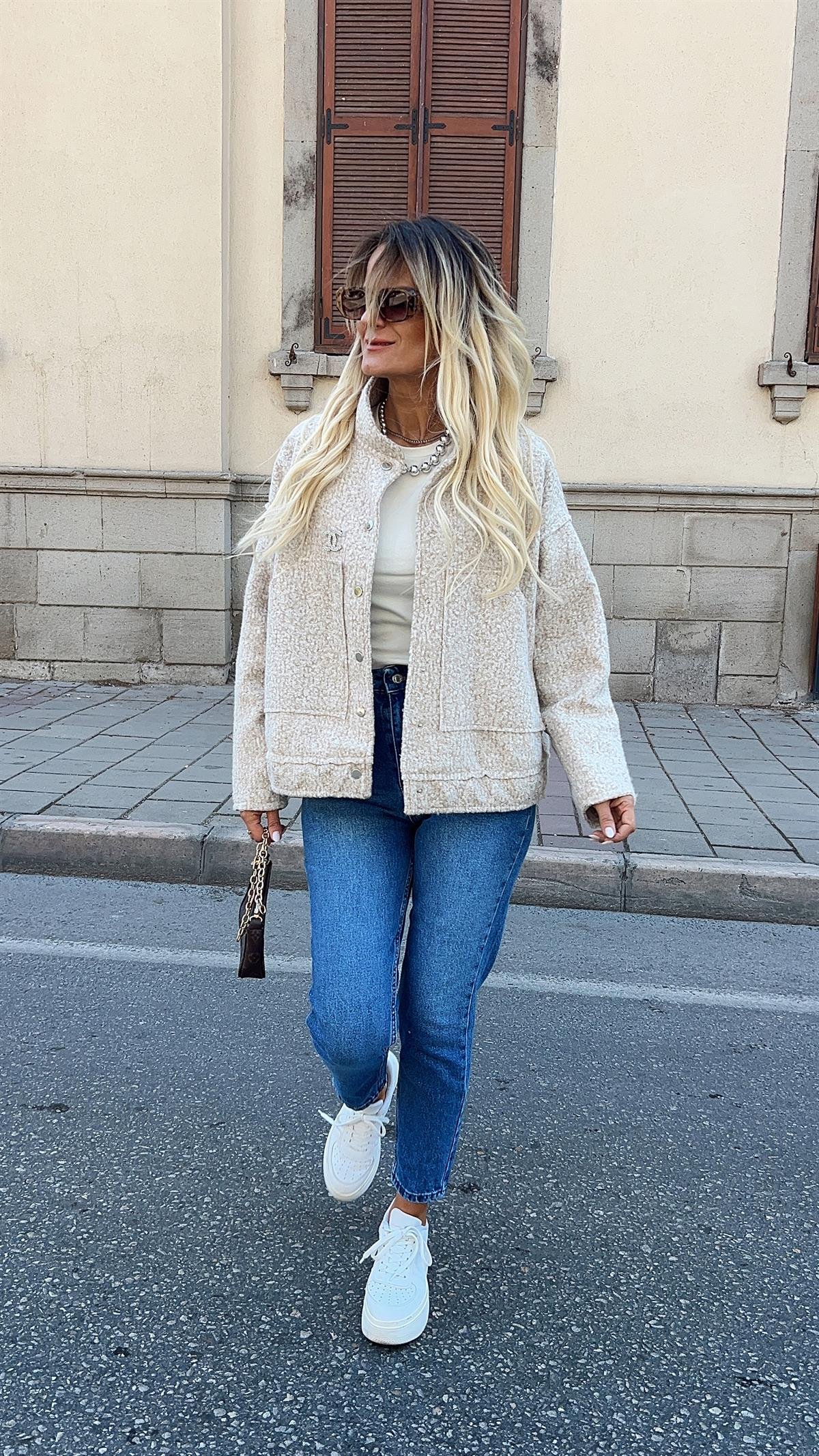 Nişantaşı Butik TEDDY KIRÇIL BEJ MONT