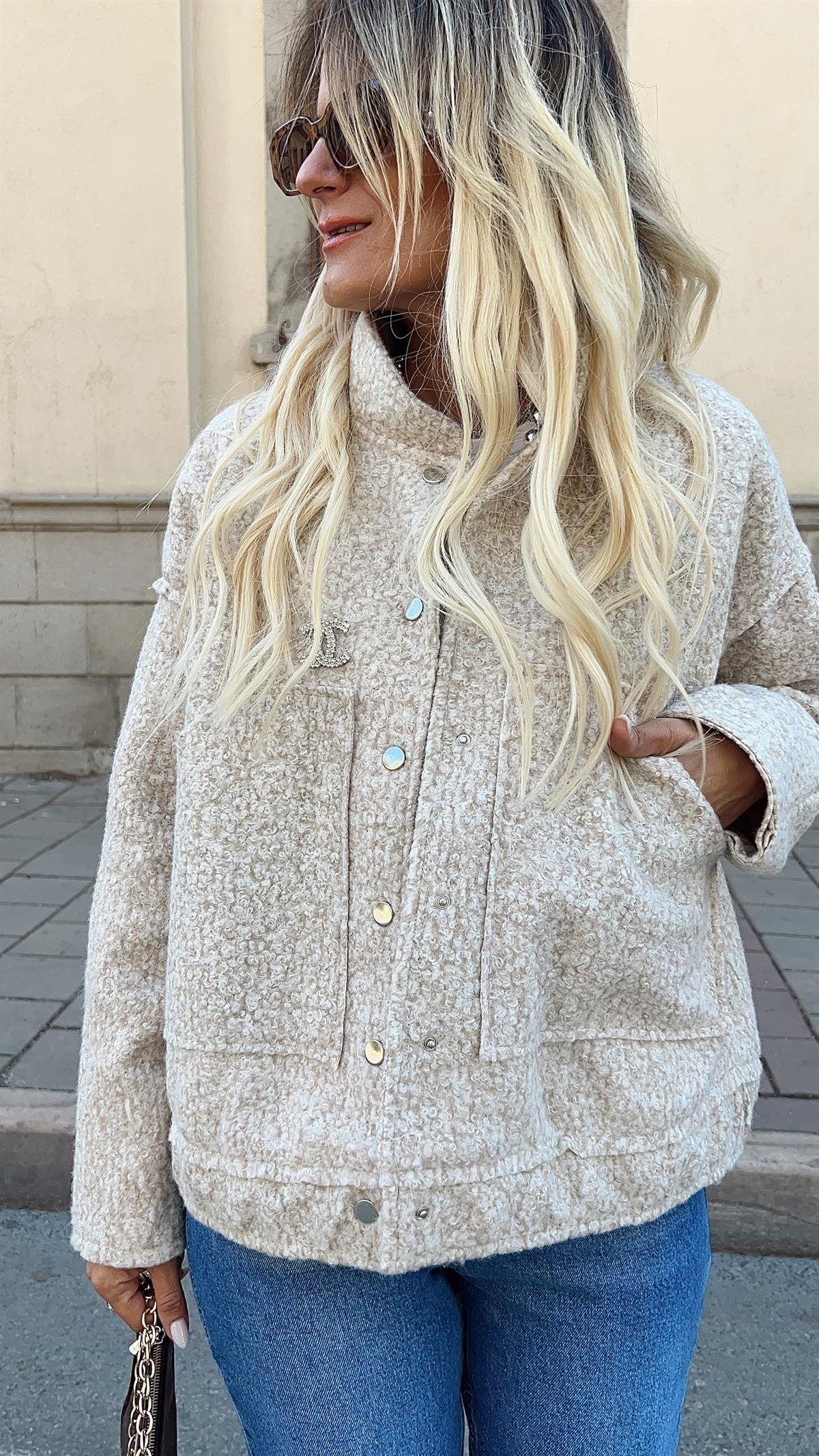 Nişantaşı Butik TEDDY KIRÇIL BEJ MONT