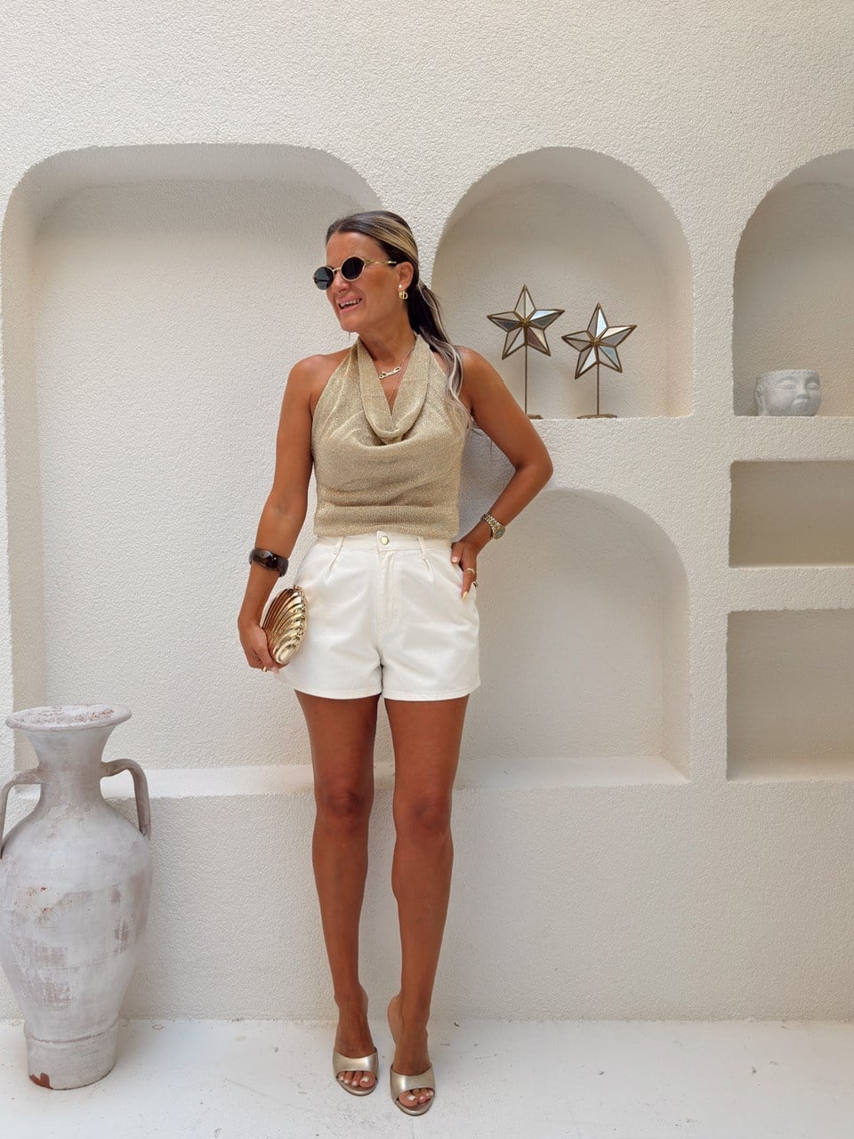 Nişantaşı Butik TEK PİLE DENİM ŞORT