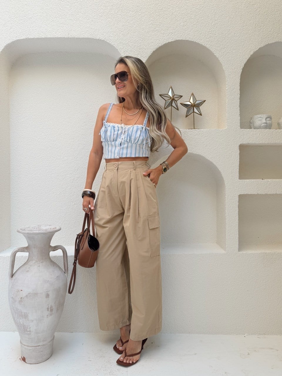 Nişantaşı Butik VİZON KANVAS JOGGER PANTOLON