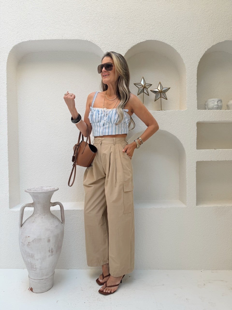 Nişantaşı Butik VİZON KANVAS JOGGER PANTOLON