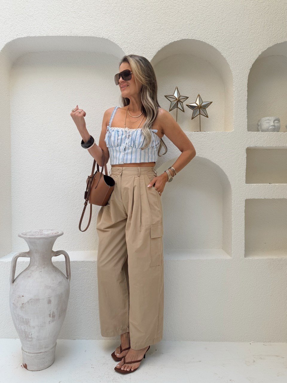Nişantaşı Butik VİZON KANVAS JOGGER PANTOLON