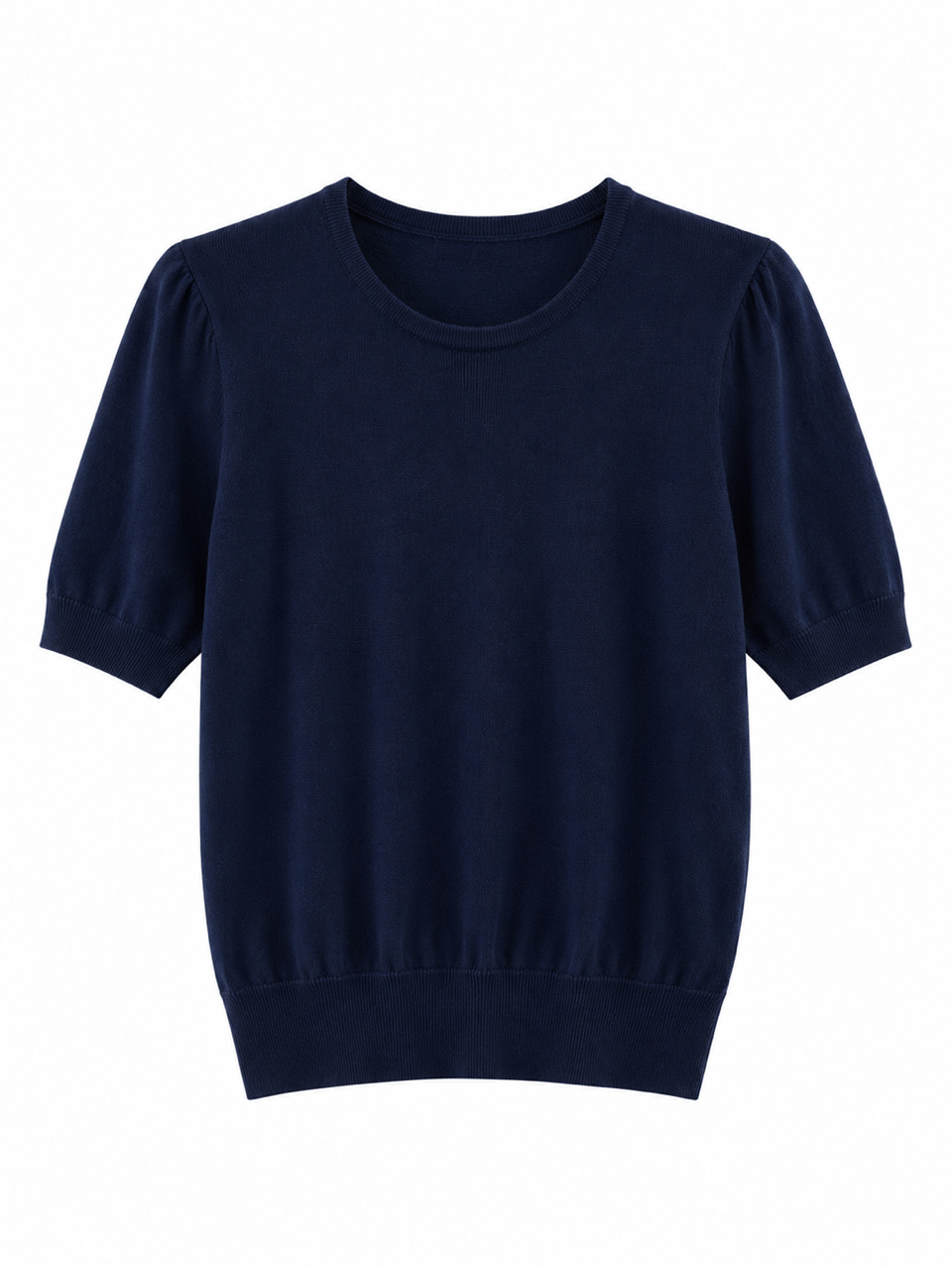 Nişantaşı Butik YARIM KOL İPEK TRİKO LACİVERT