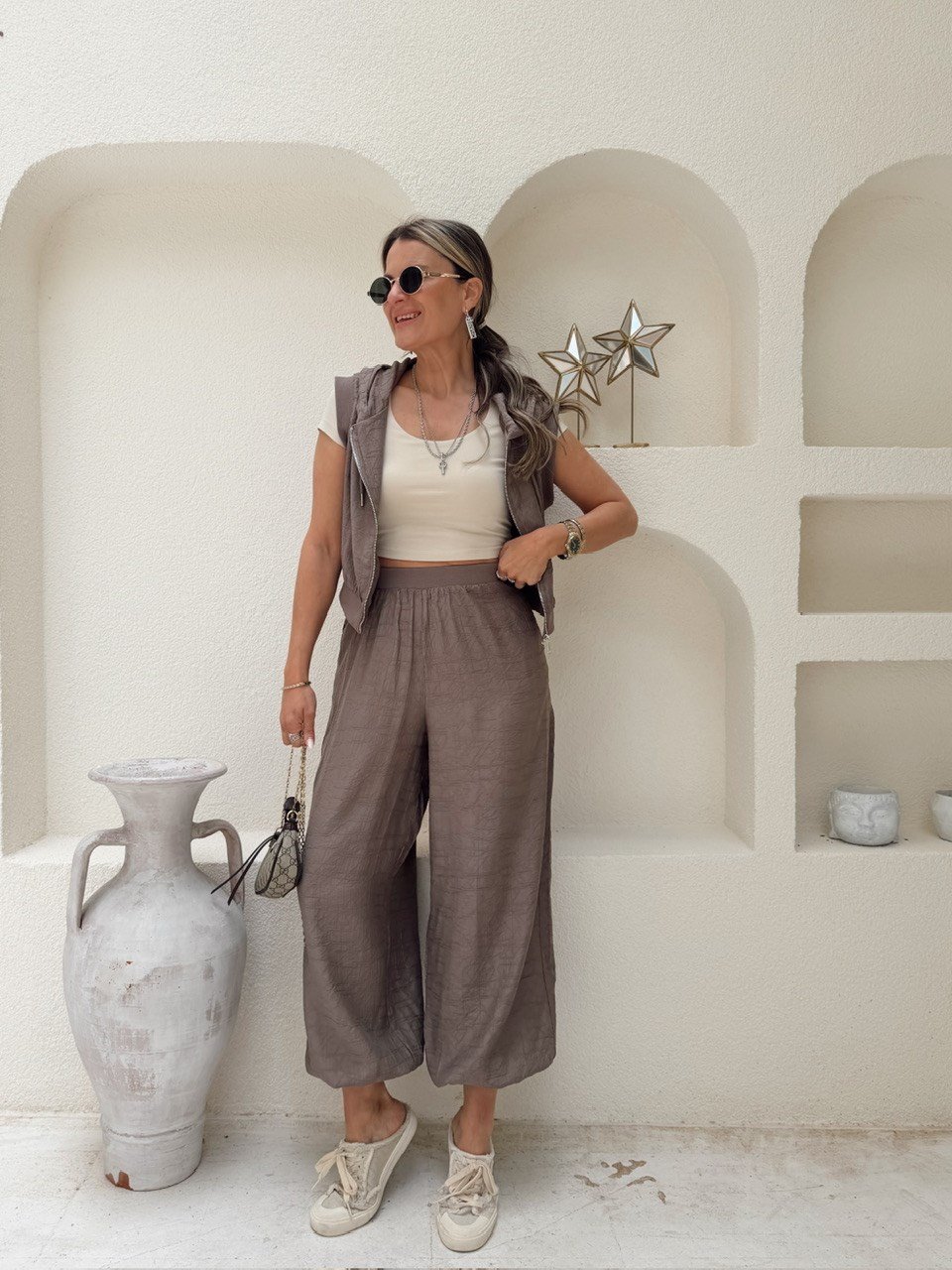 Nişantaşı Butik YELEK PANTOLON TAKIM KÖZ KAHVE