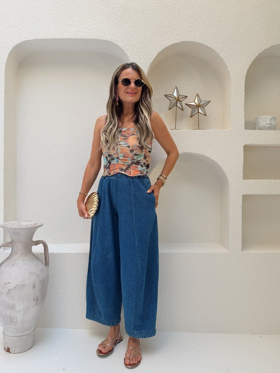 Nişantaşı Butik YÜKSEK BEL DİKİSLİ JOGGER PANTOLON