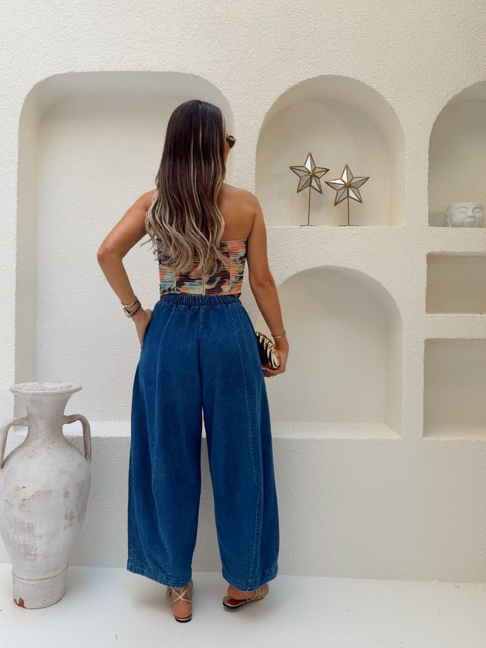 Nişantaşı Butik YÜKSEK BEL DİKİSLİ JOGGER PANTOLON