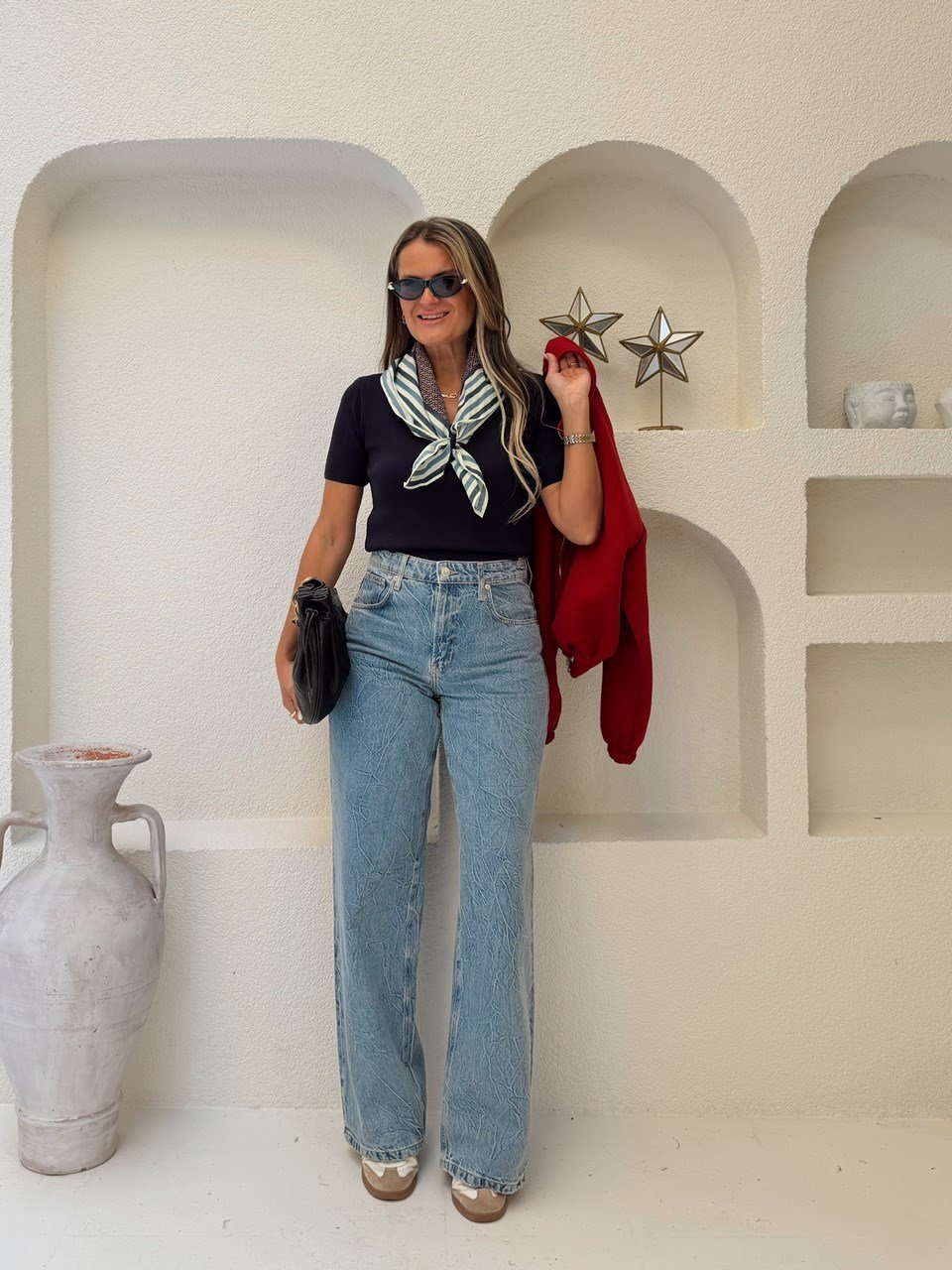 Nişantaşı Butik YÜKSEK BEL YIKAMALI STRAİGHT JEAN