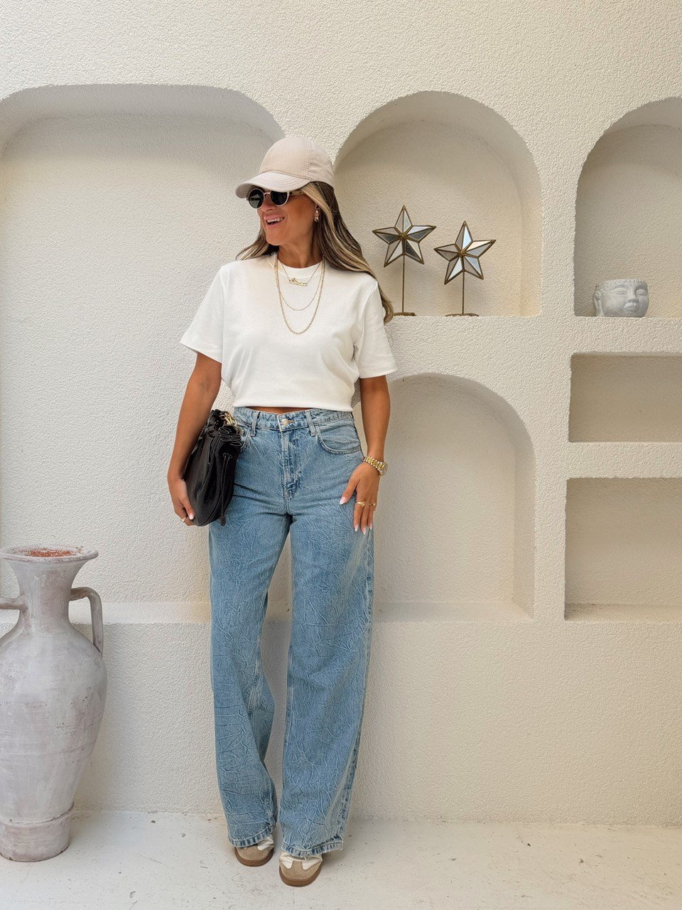 Nişantaşı Butik YÜKSEK BEL YIKAMALI STRAİGHT JEAN