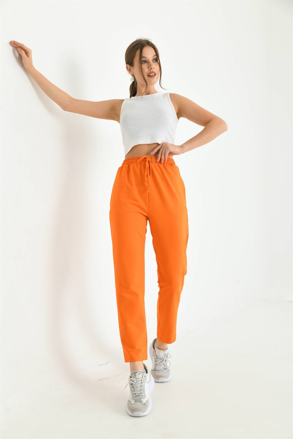 Bayan İki İp Pantolon ORANGE
