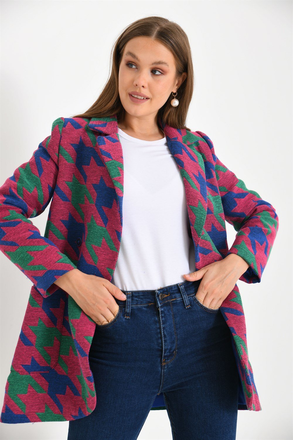 Bayan Kazayağı Ceket FUJYA