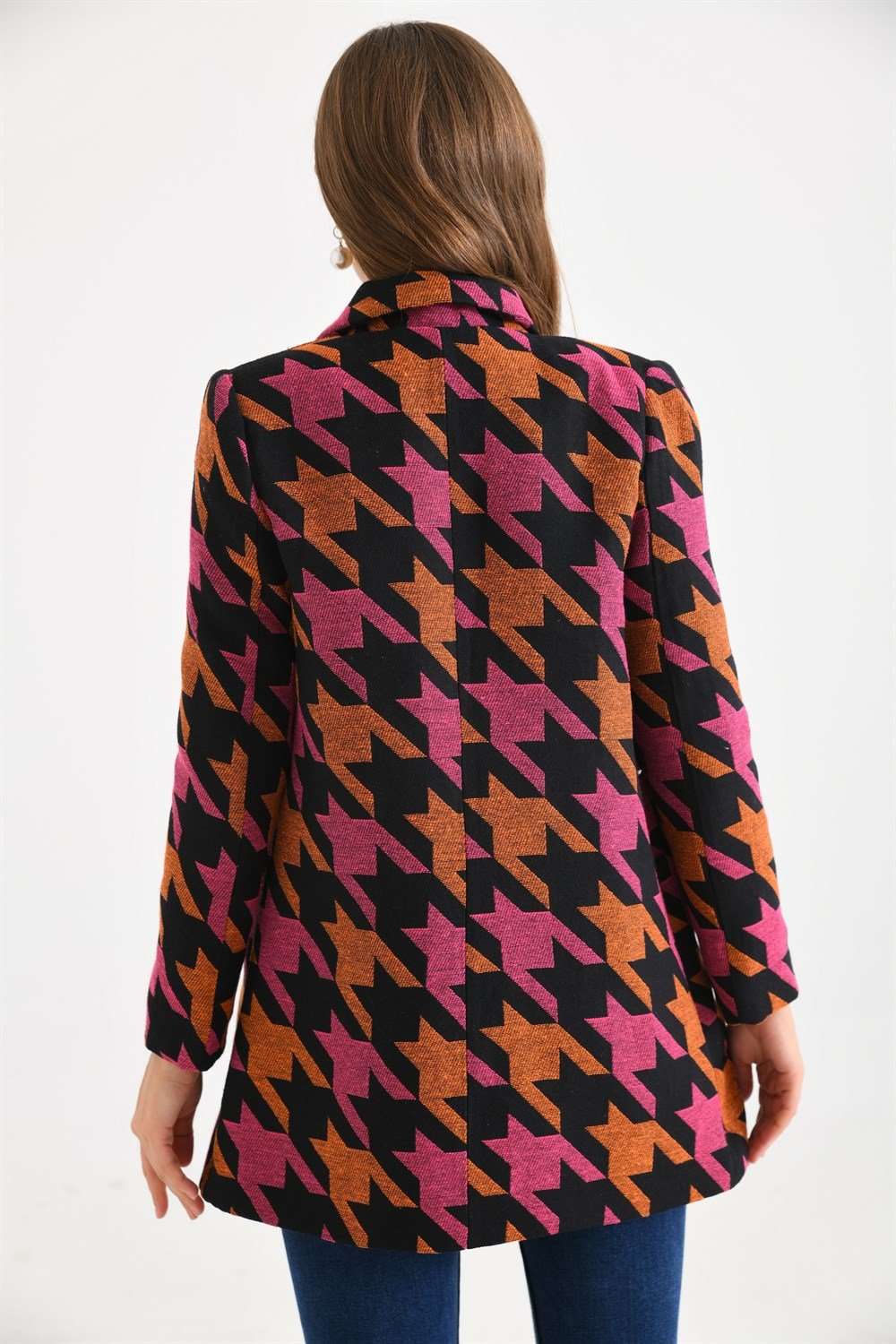 Bayan Kazayağı Ceket ORANGE