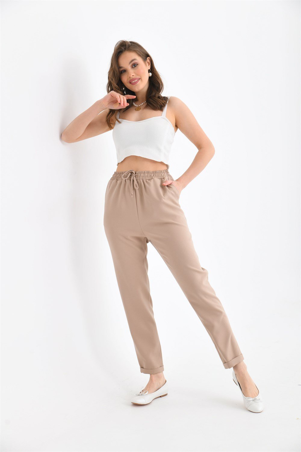 Bayan Pantolon KAHVE