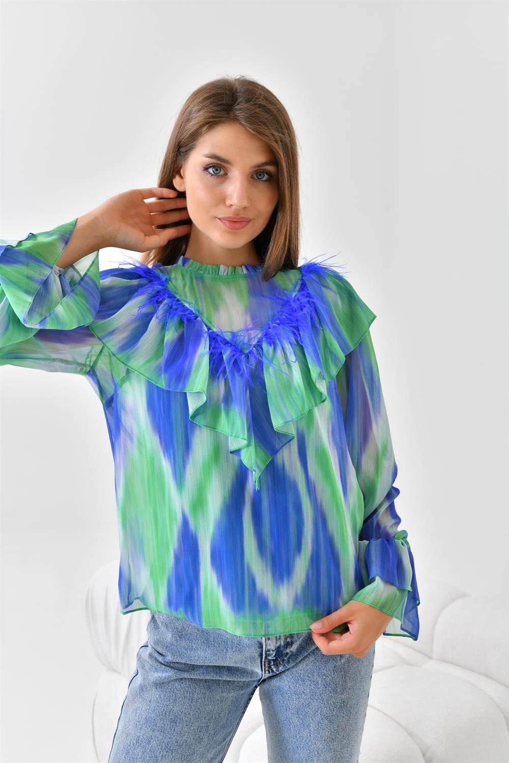 Bayan Şifon Bluz BENETTON