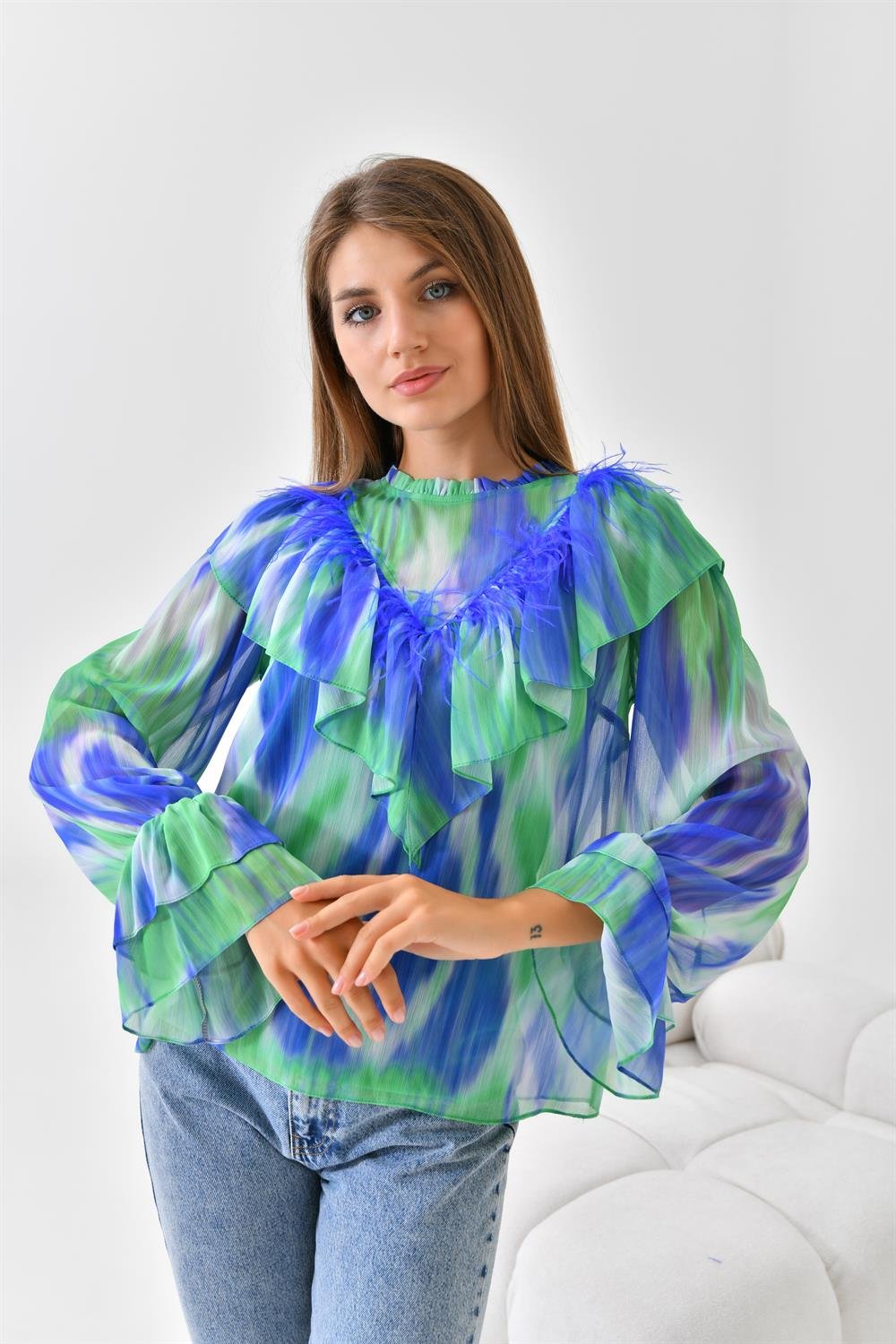 Bayan Şifon Bluz BENETTON