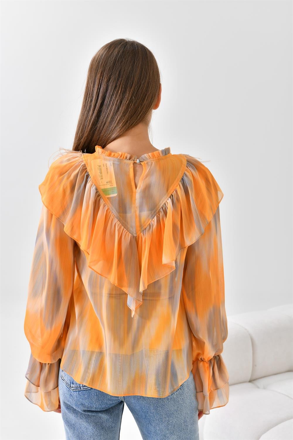 Bayan Şifon Bluz SARI