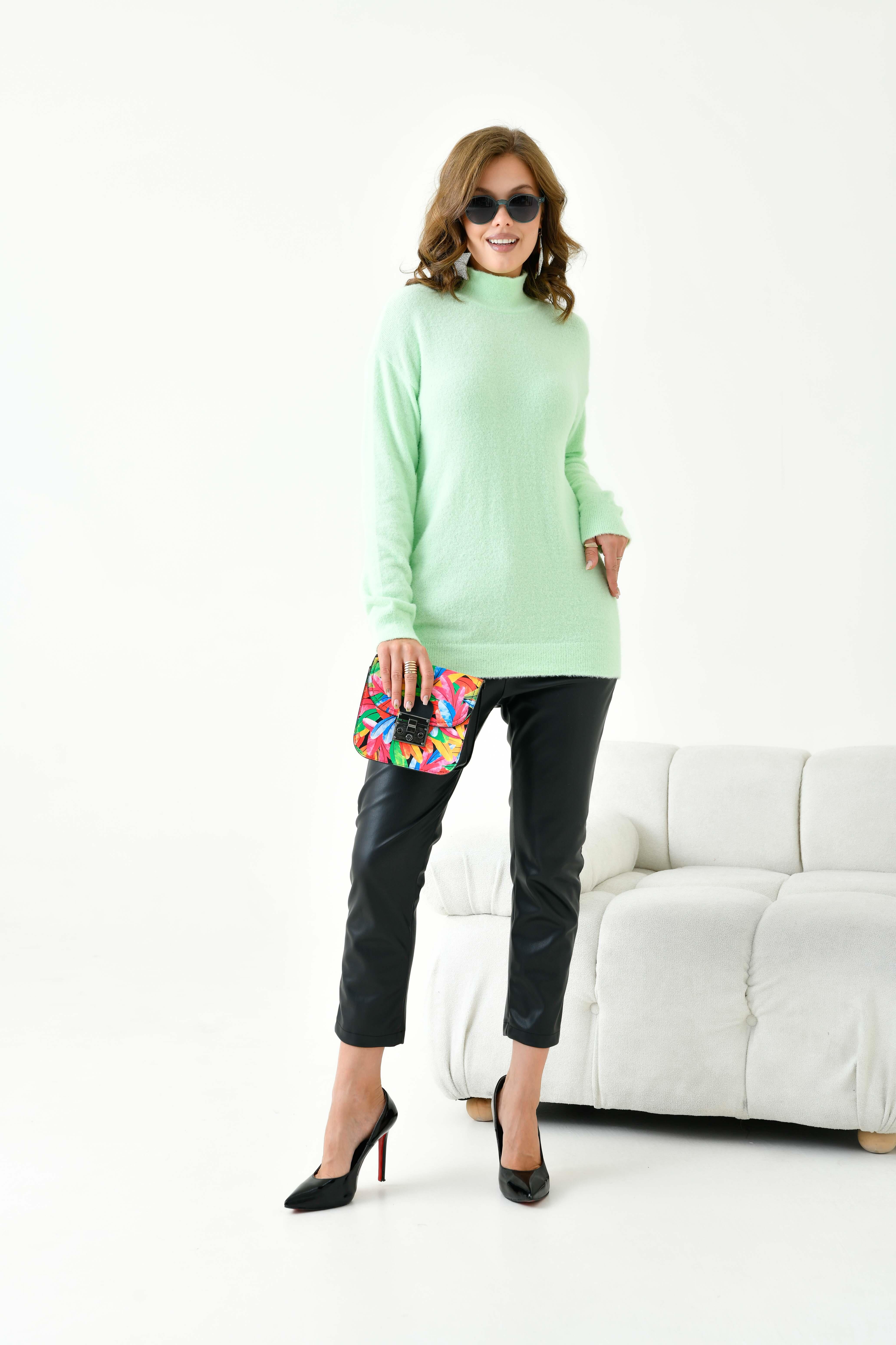 Ftz Kadın Basic Kazak Fıstık Yeşili 20878