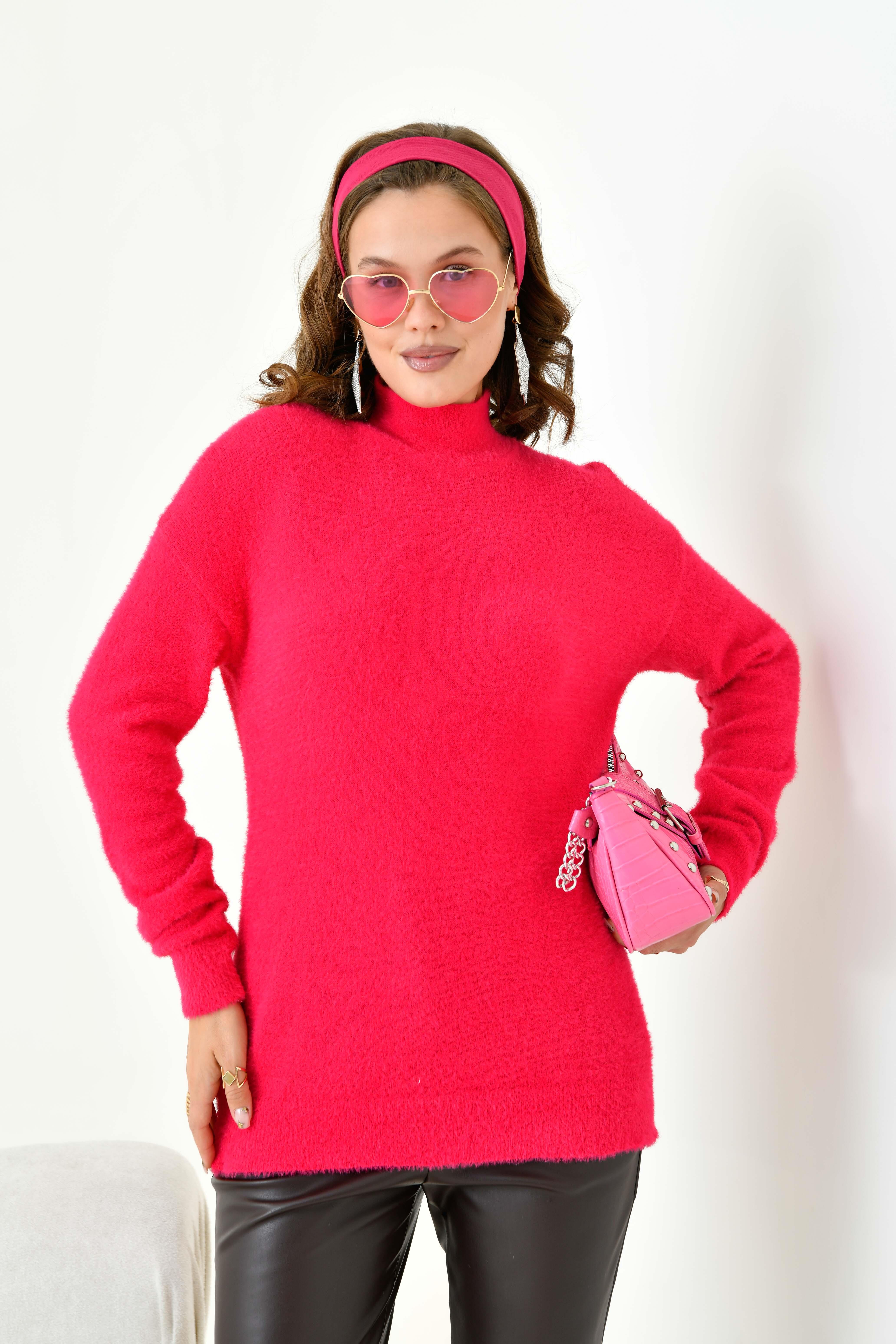 Ftz Kadın Basic Kazak Fuşya 20878