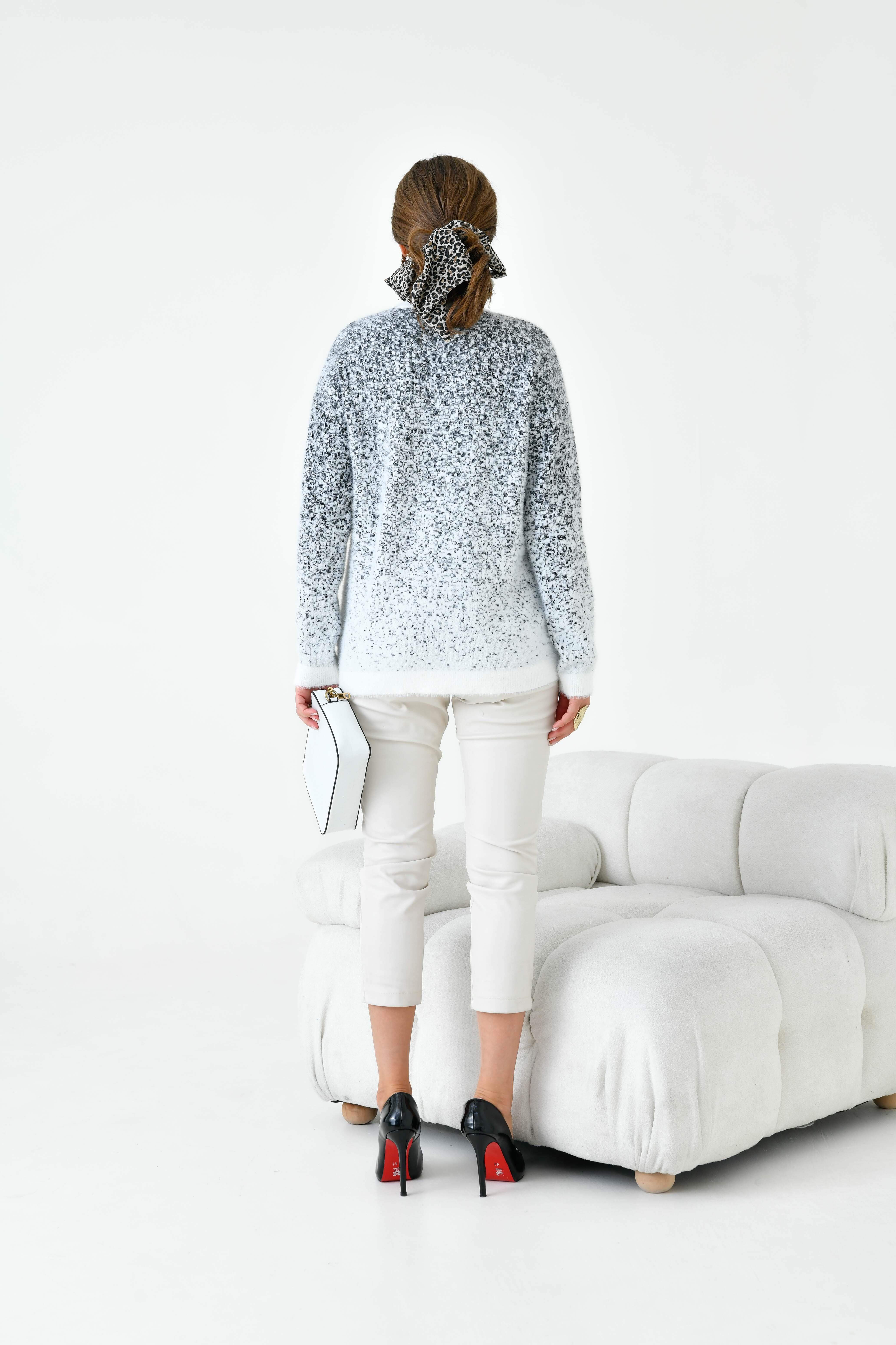 Ftz Kadın Geçişli Kazak Ekru 20942