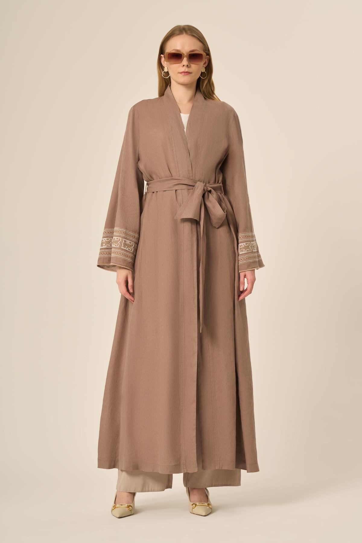 Ftz Kadın Ham Keten Kap Vizon 31110