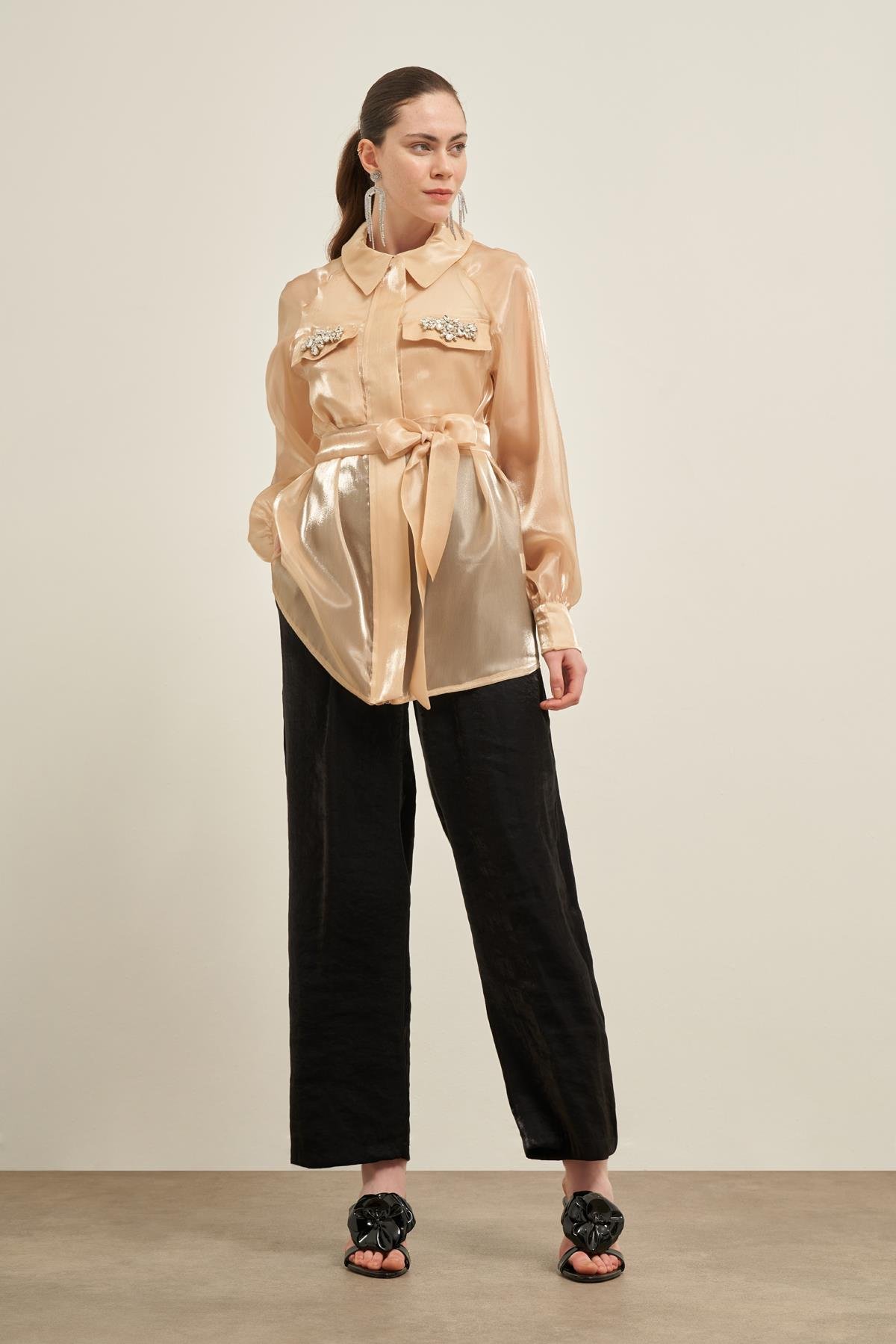 Ftz Organze Kap Beige 31022