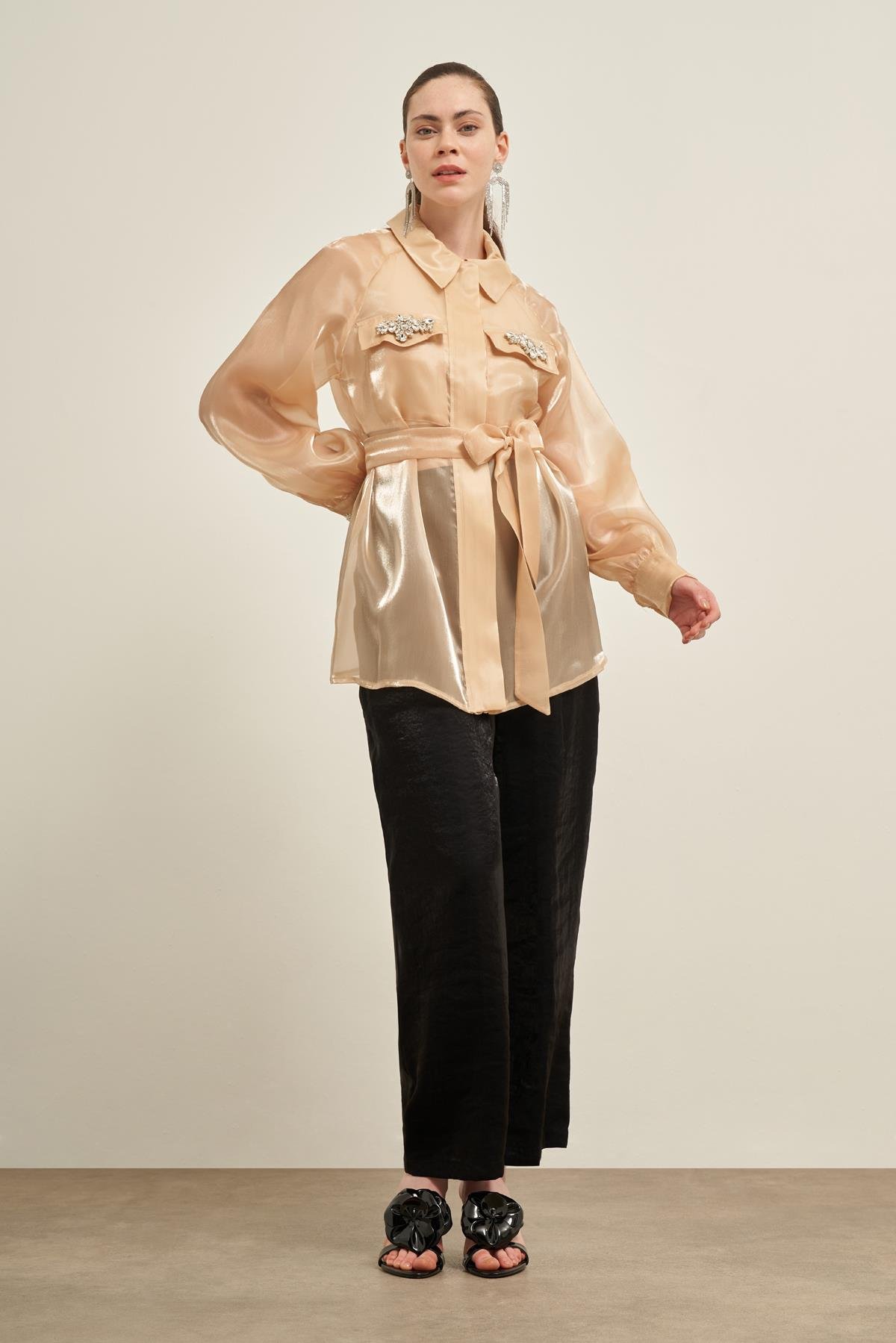 Ftz Organze Kap Beige 31022