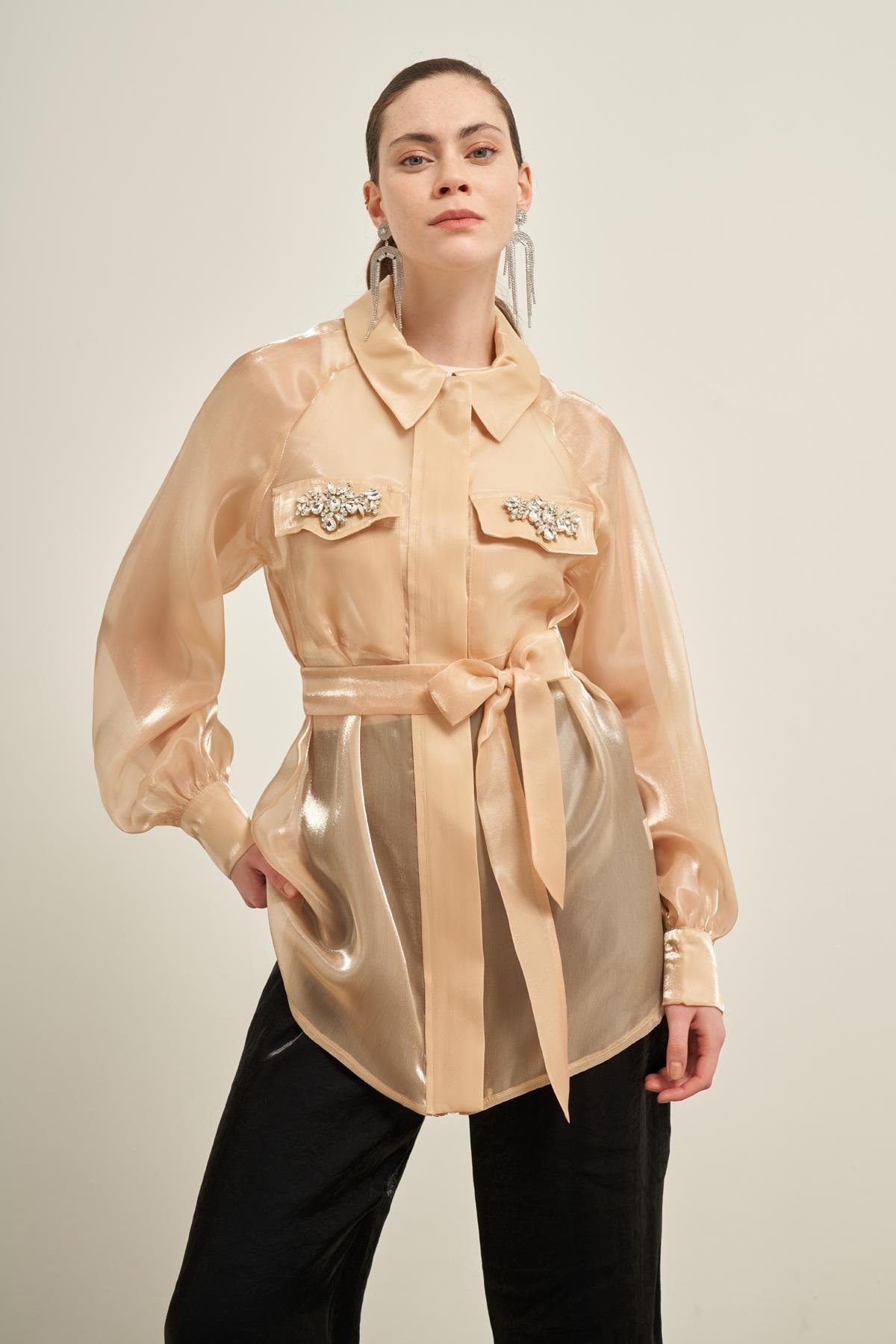 Ftz Organze Kap Beige 31022