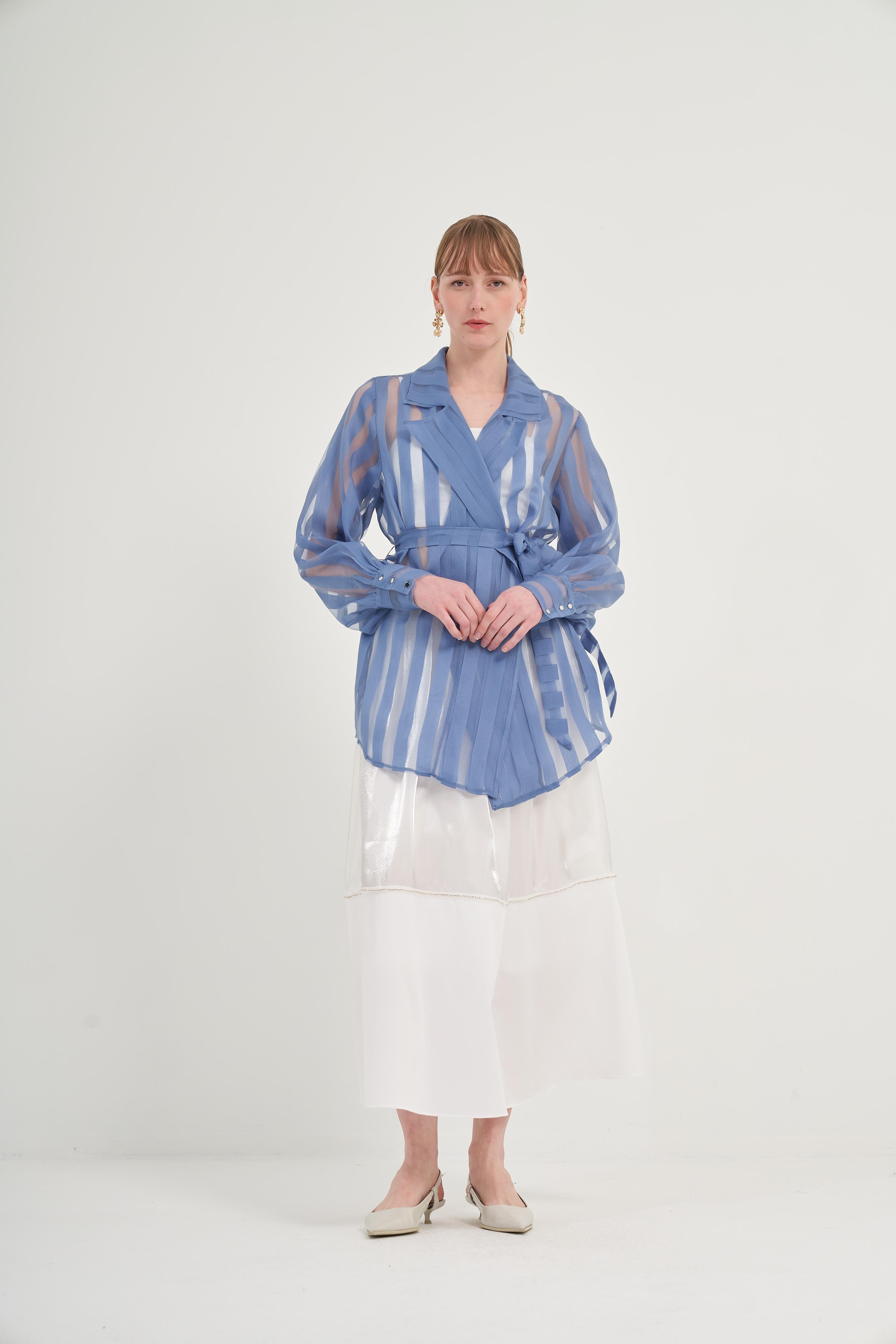 Ftz Organze Kap İndigo 31044