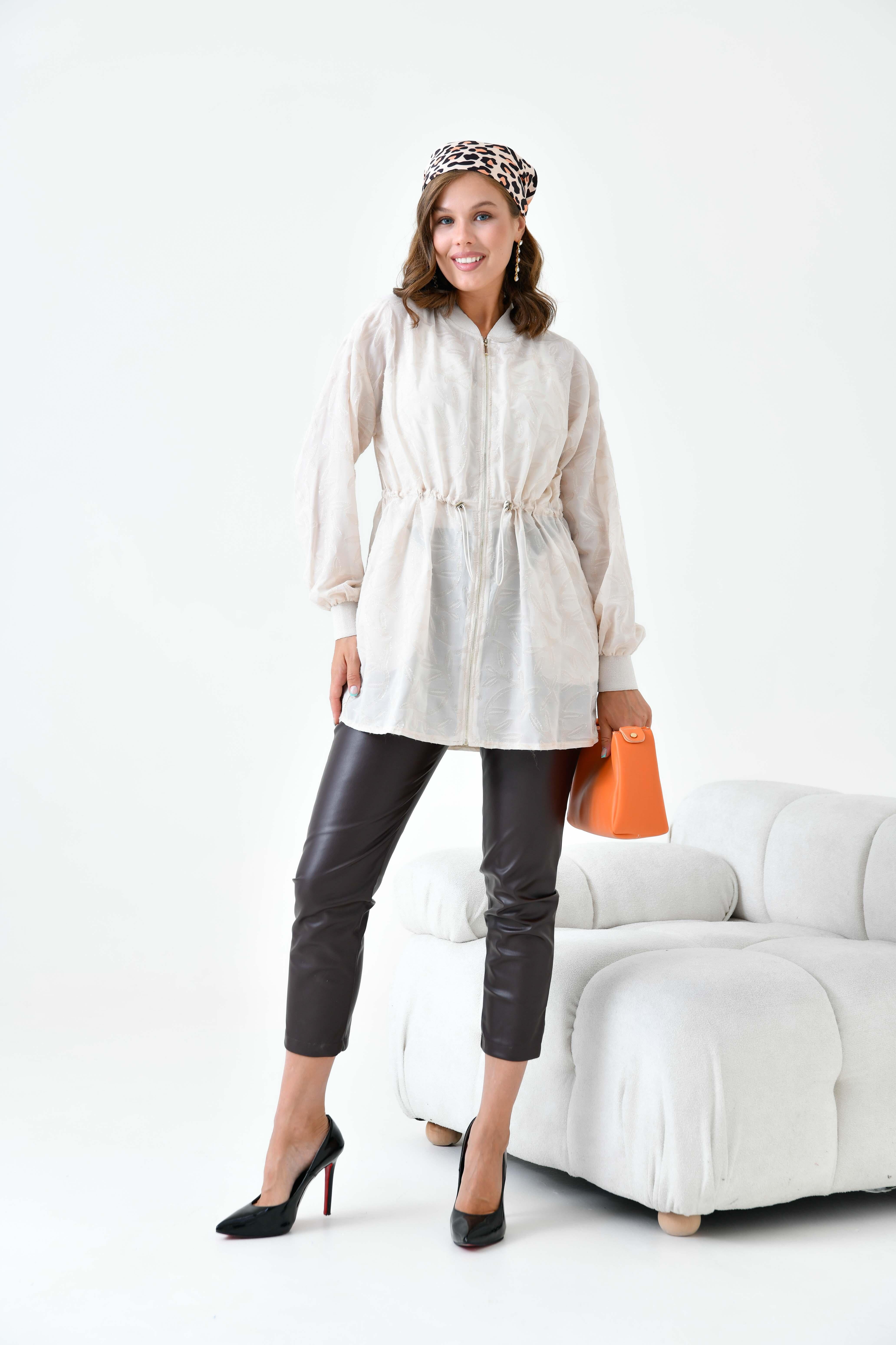 Ftz Women Bayan Kesme Cap Beige 30853