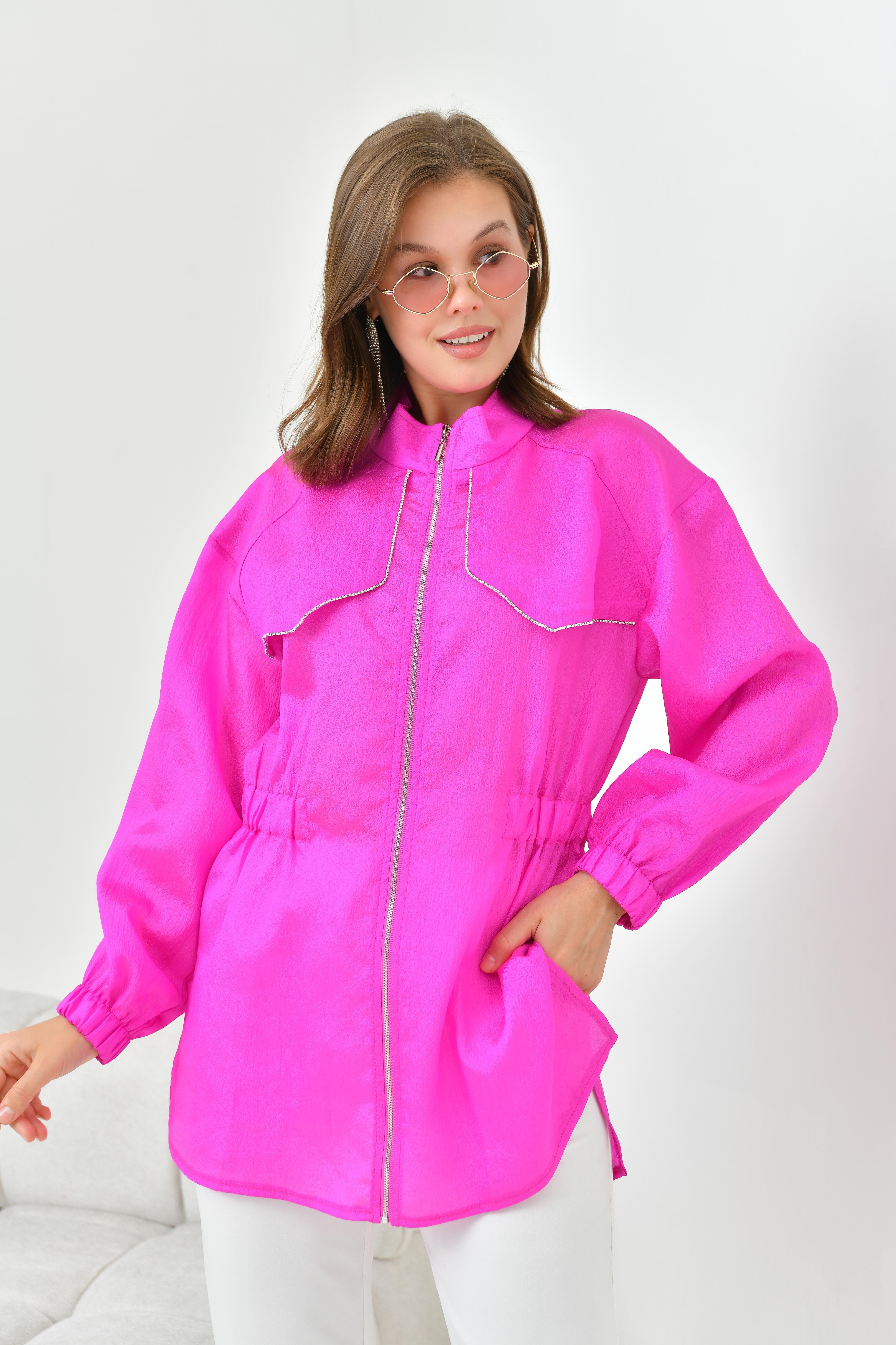 FTZ WOMEN BAYAN ORGANZE CAP Fuşya 30854