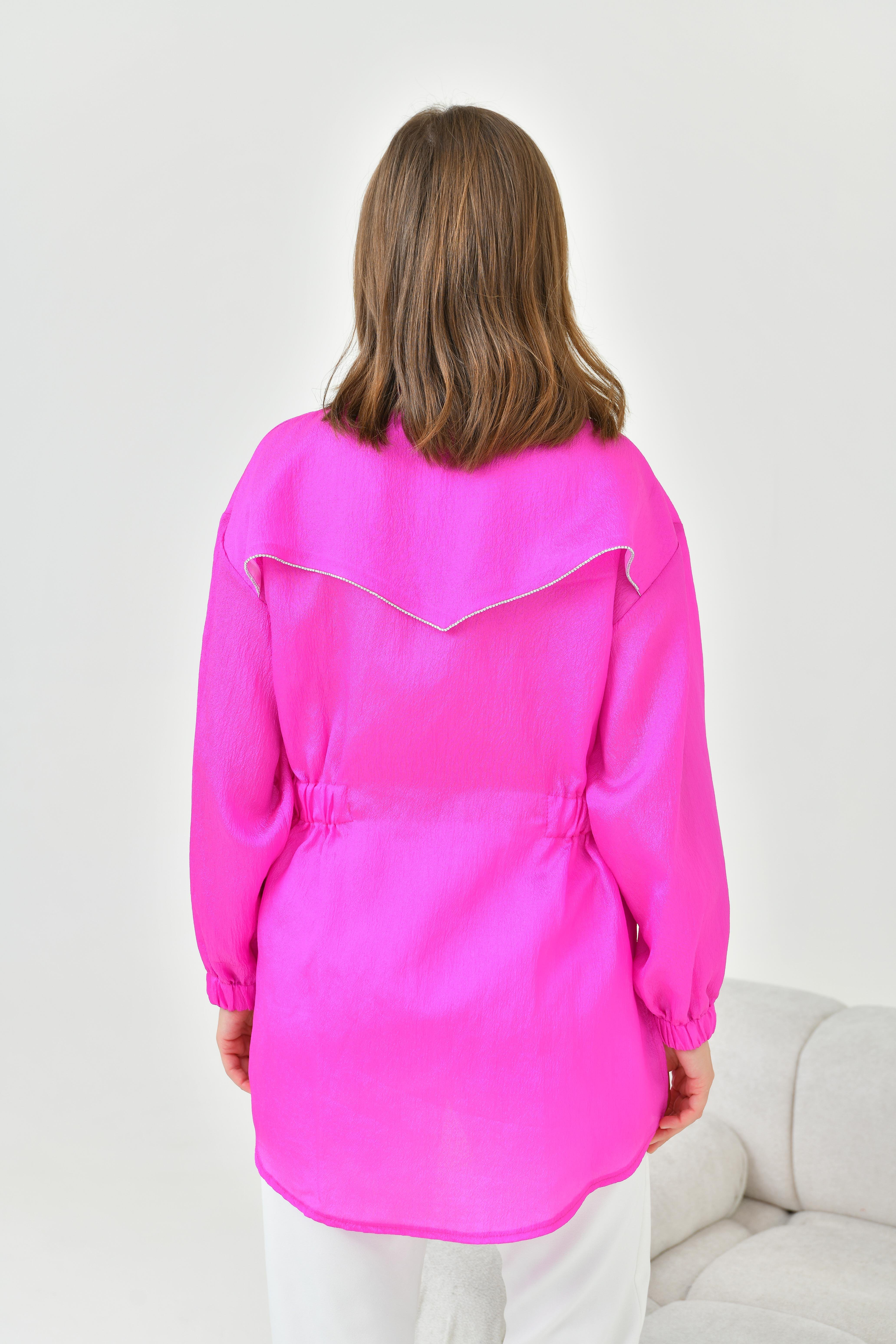 FTZ WOMEN BAYAN ORGANZE CAP Fuşya 30854