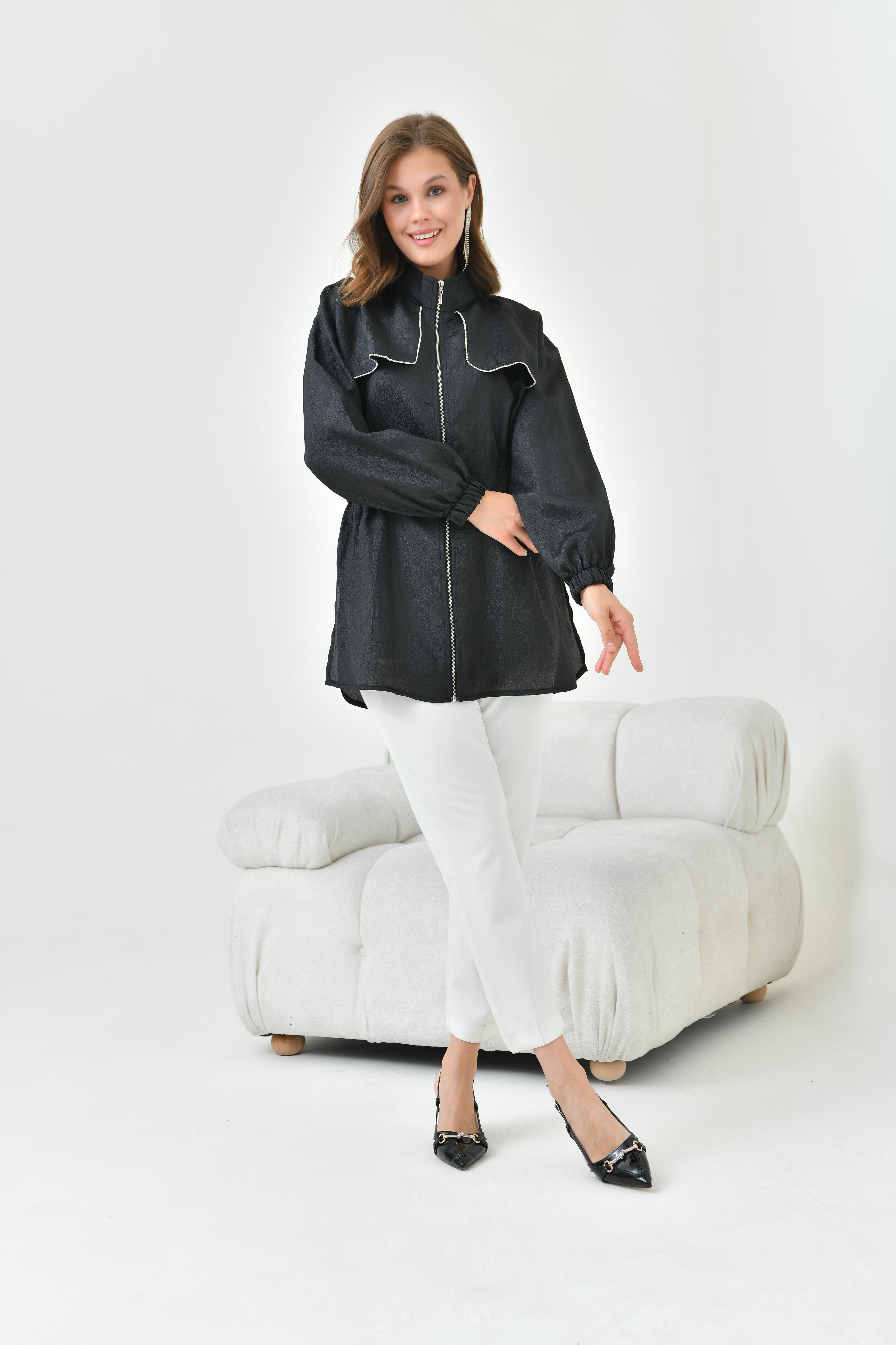 FTZ WOMEN BAYAN ORGANZE CAP Siyah 30854