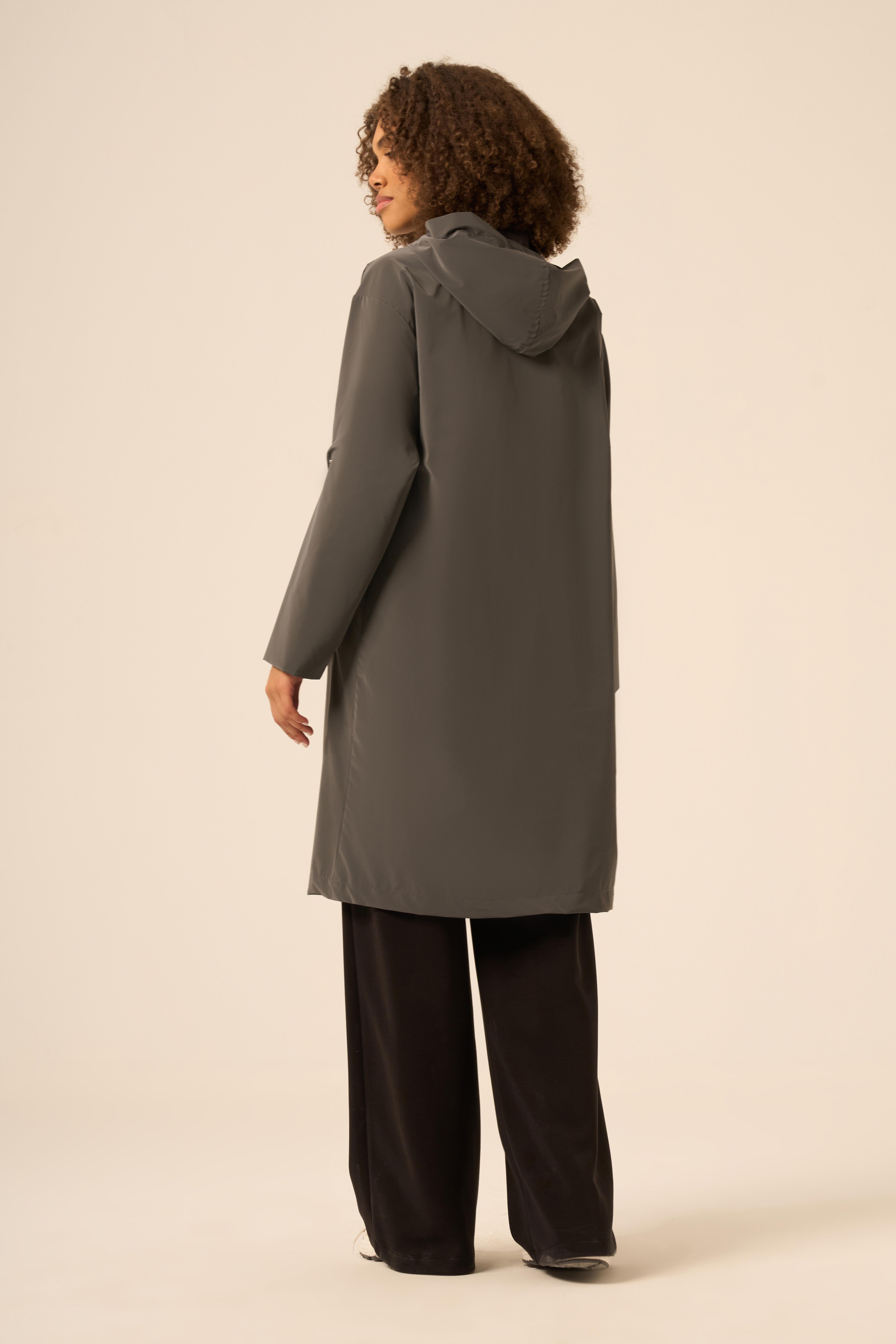 FTZ Women BAYAN TRENÇ KAP  Füme 31237