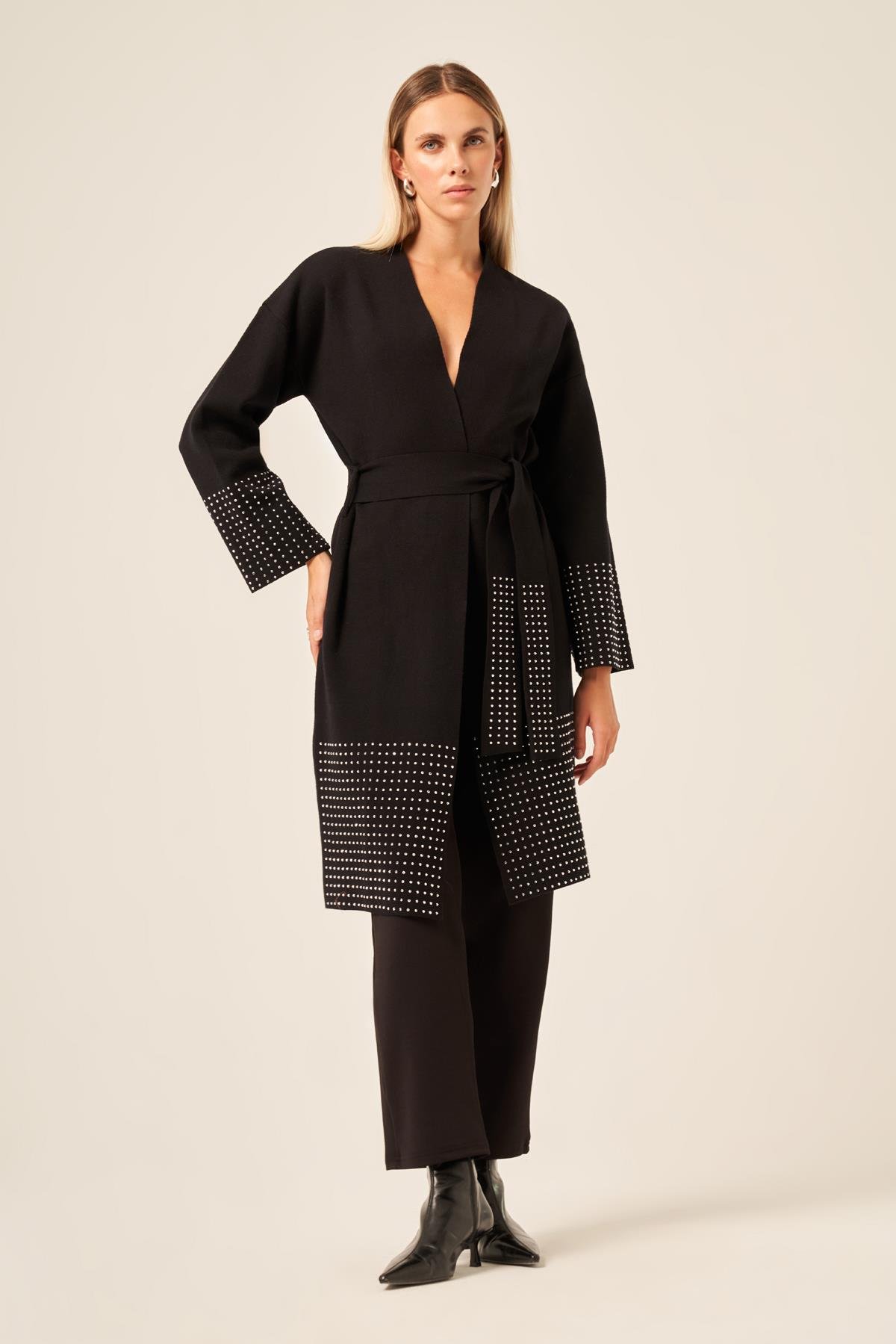 FTZ Women Ftz Kadın Taş Detaylı Giycık  Siyah 20833