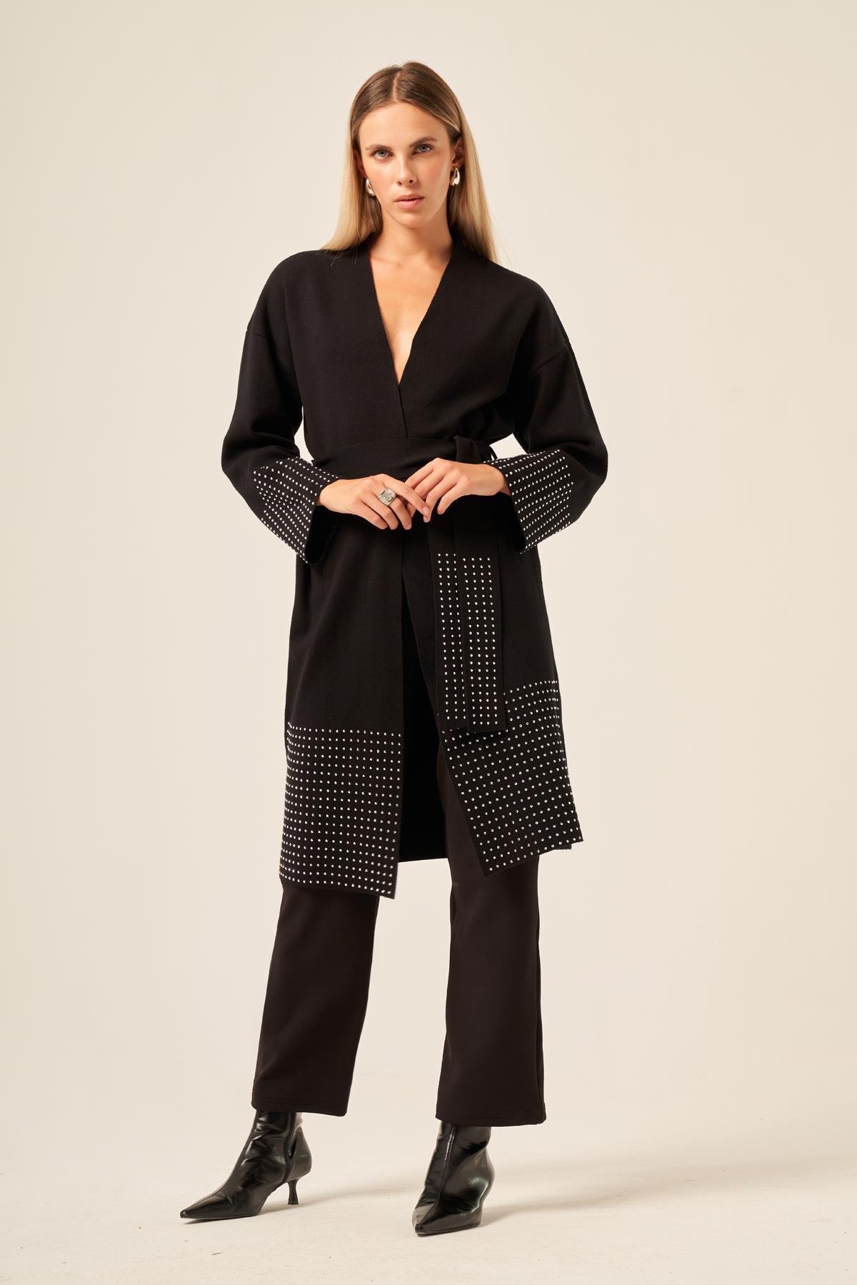 FTZ Women Ftz Kadın Taş Detaylı Giycık  Siyah 20833