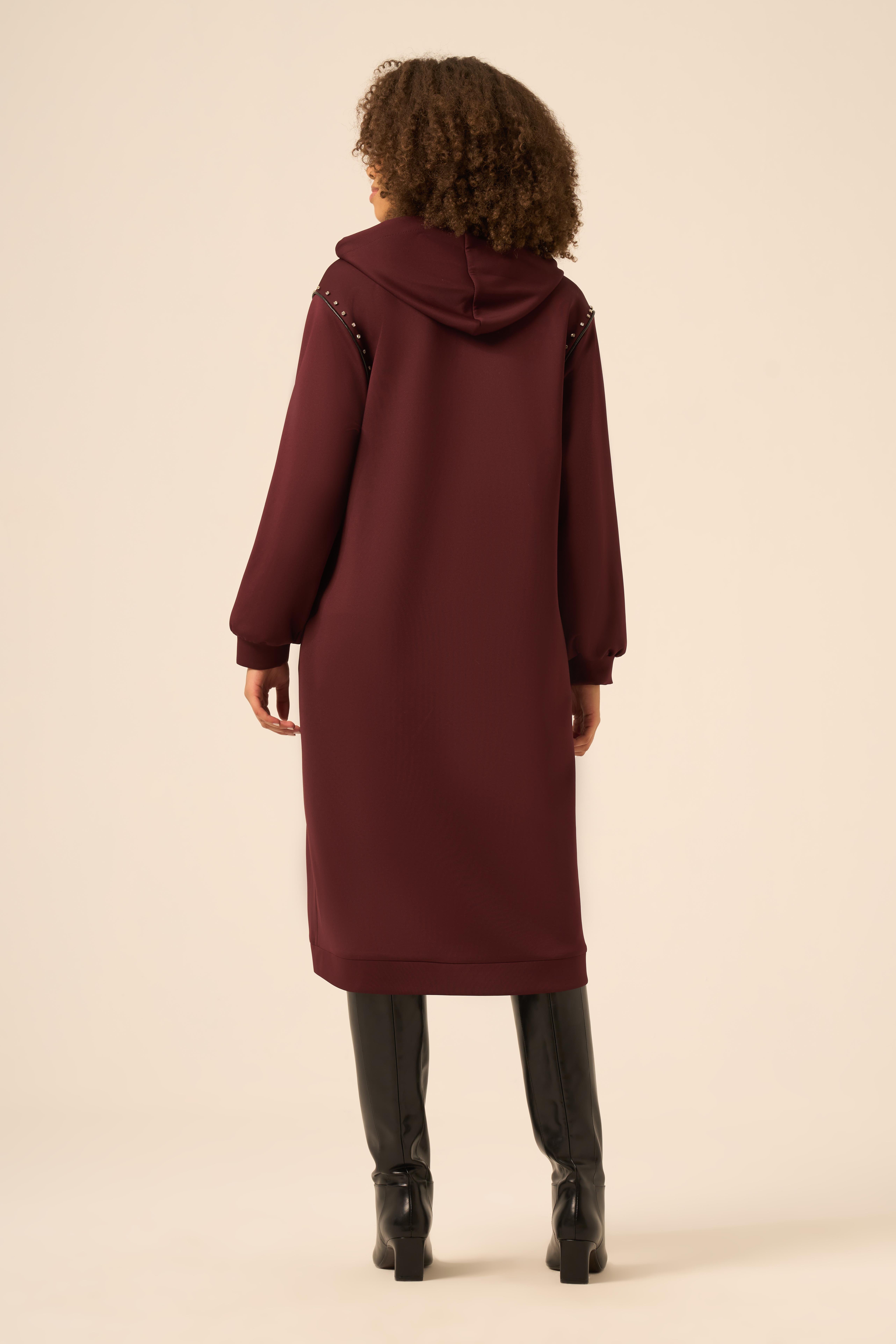 FTZ Women Ftz Taş Detay Kap  Bordo 31215