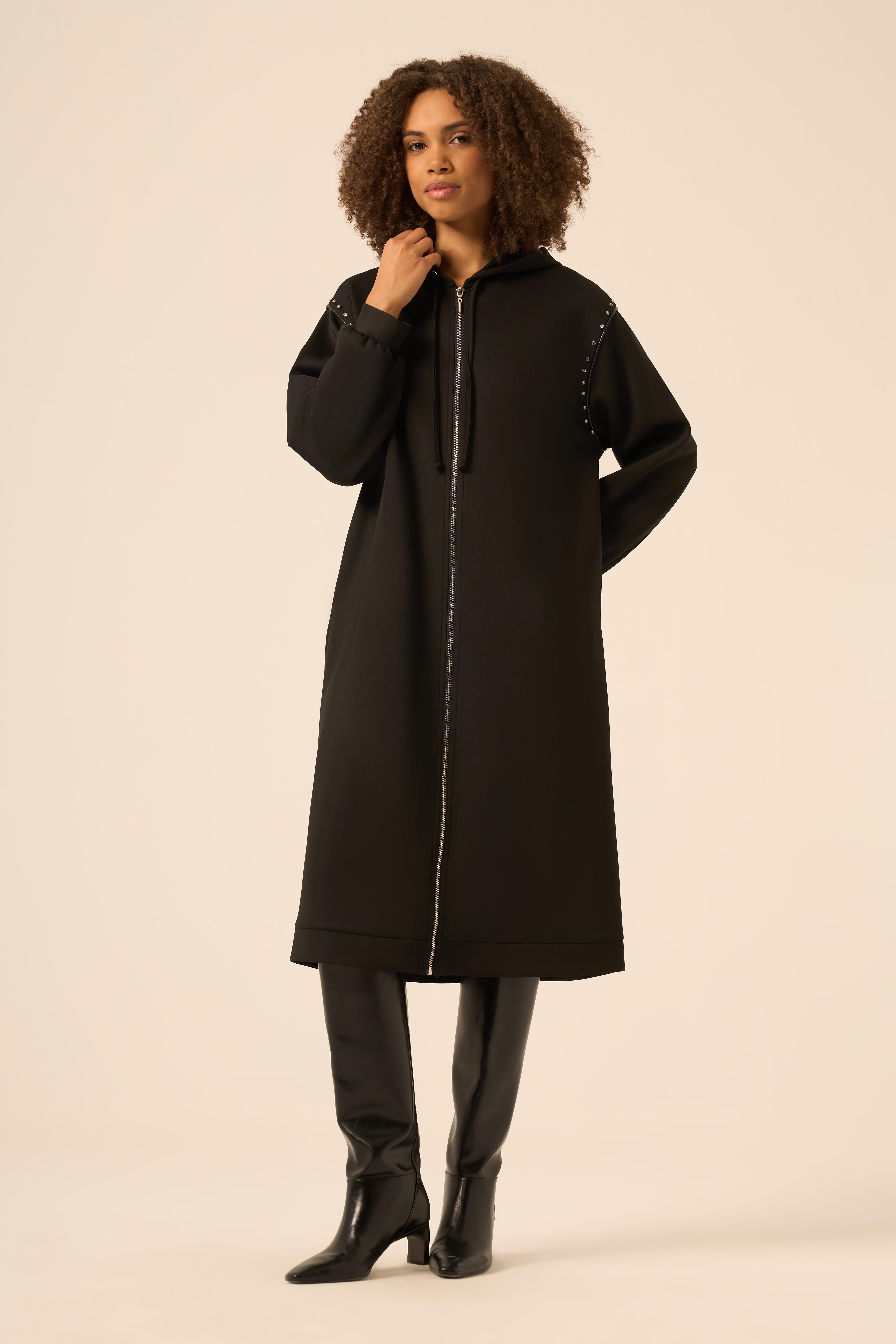 FTZ Women Ftz Taş Detay Kap  Siyah 31215