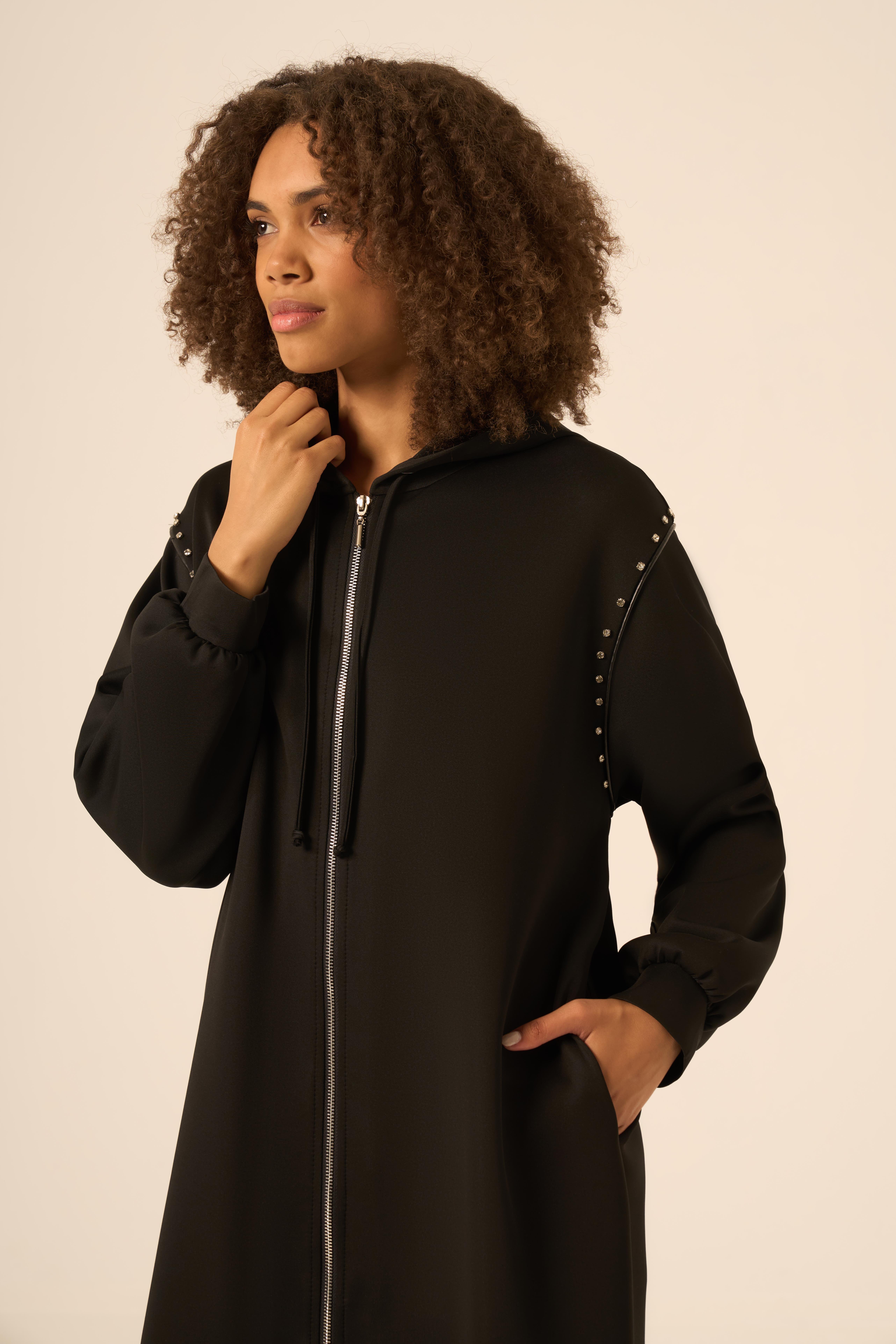 FTZ Women Ftz Taş Detay Kap  Siyah 31215