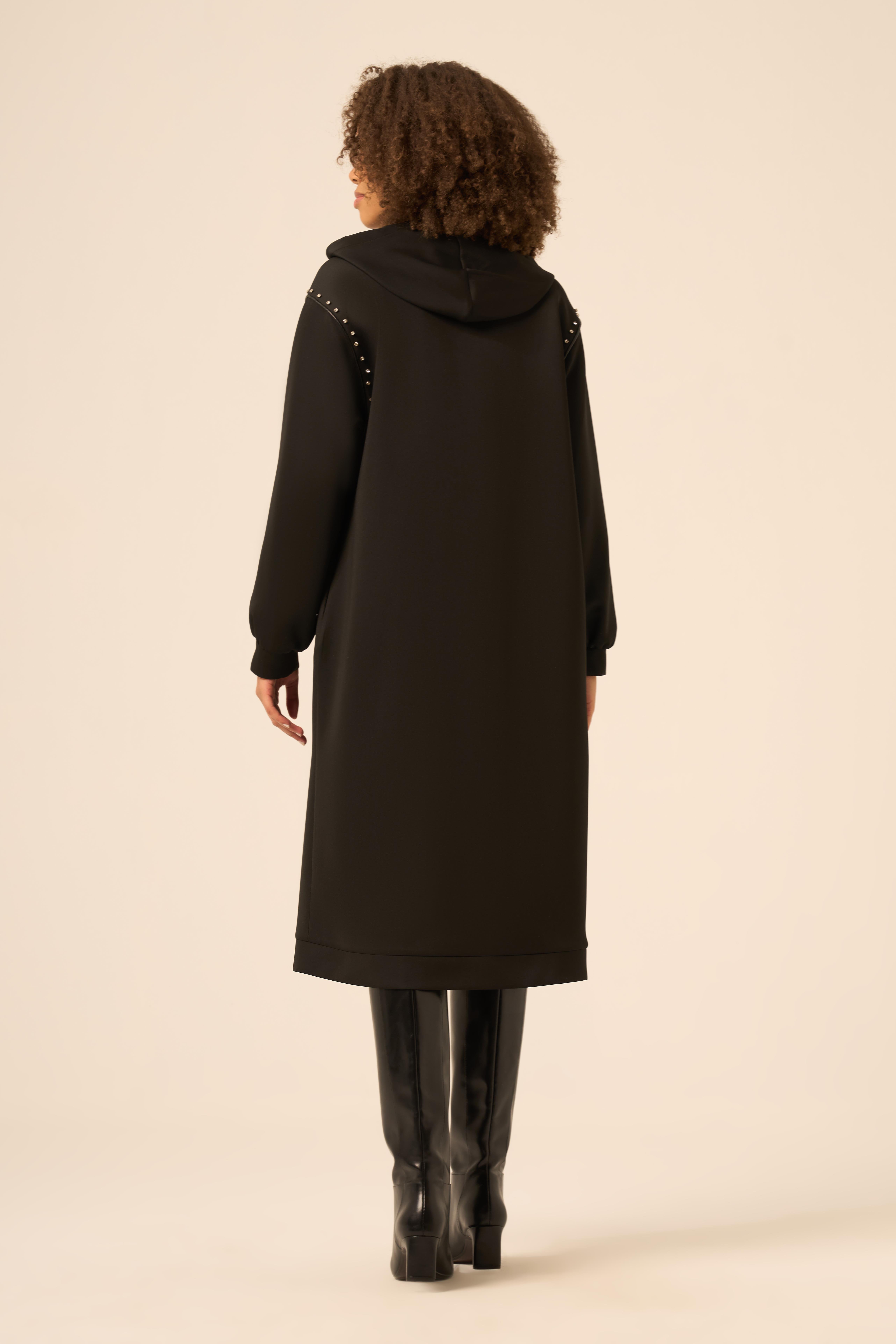 FTZ Women Ftz Taş Detay Kap  Siyah 31215