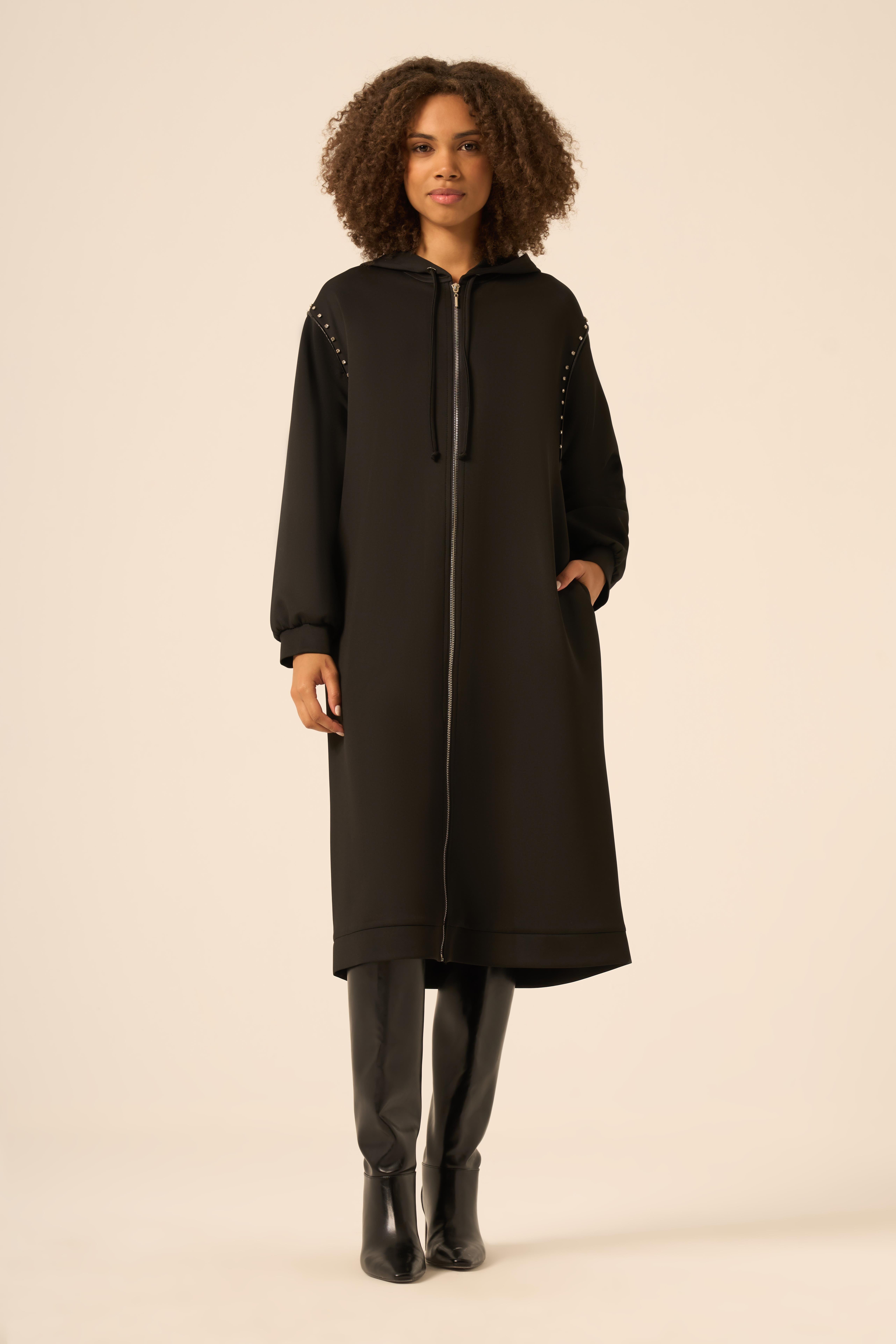 FTZ Women Ftz Taş Detay Kap  Siyah 31215