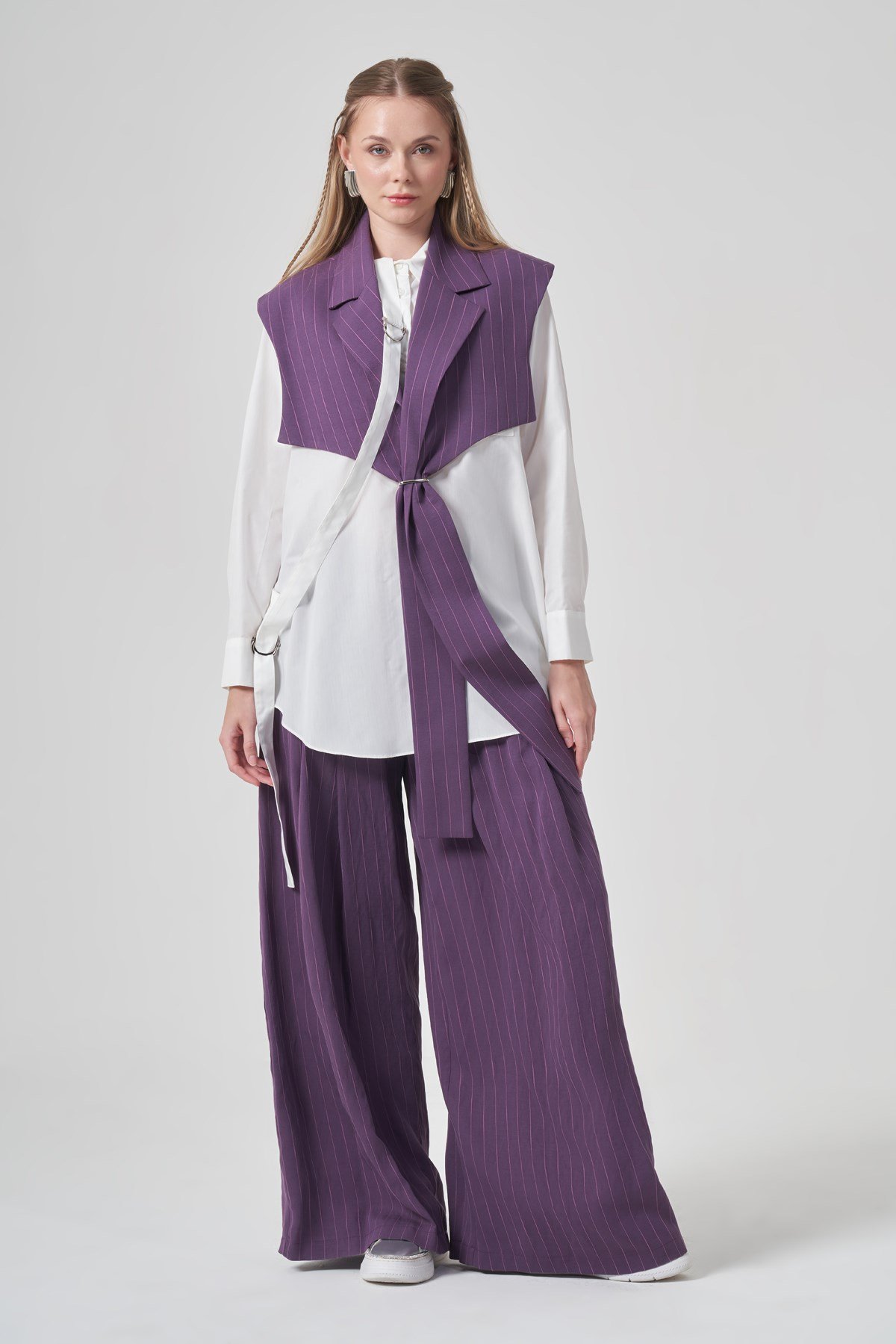 FTZ Women Kadın 3 lü Begonya Takım  Mürdüm 31460