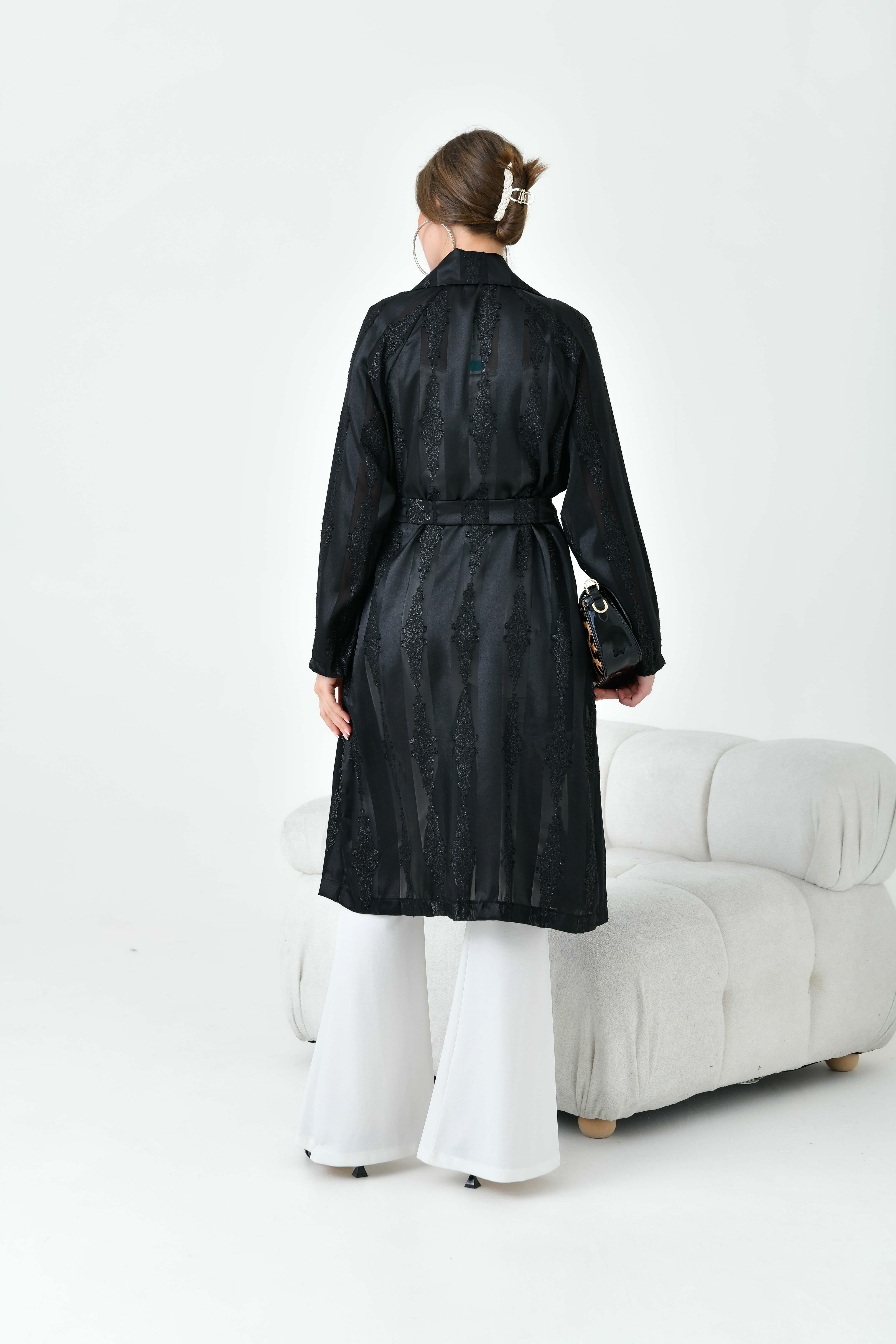 Ftz Women Kadın Abaya Kap Siyah 30864