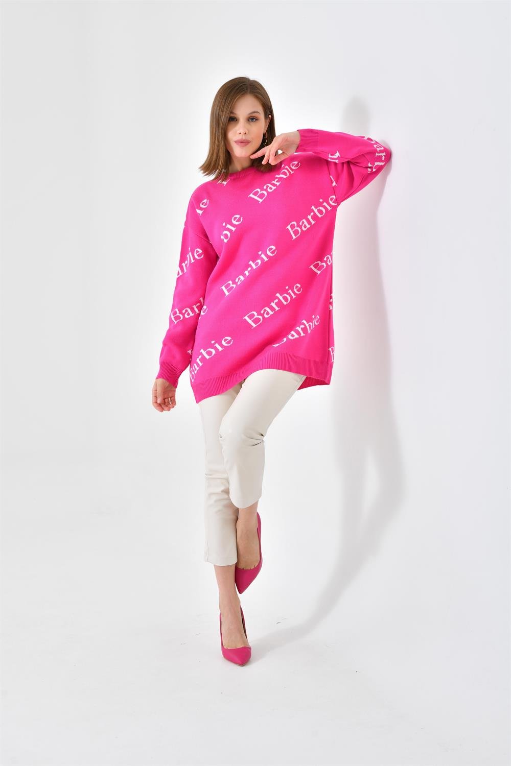 Ftz Women Kadın Barbie Kazak Fuşya