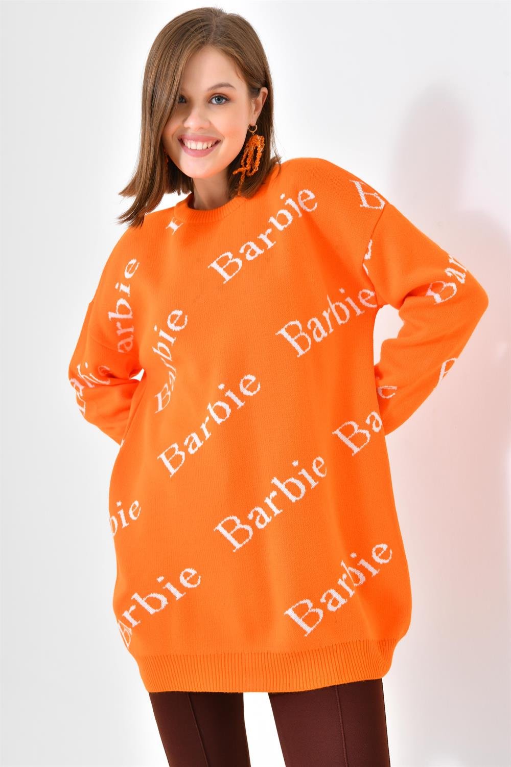 Ftz Women Kadın Barbie Kazak Orange