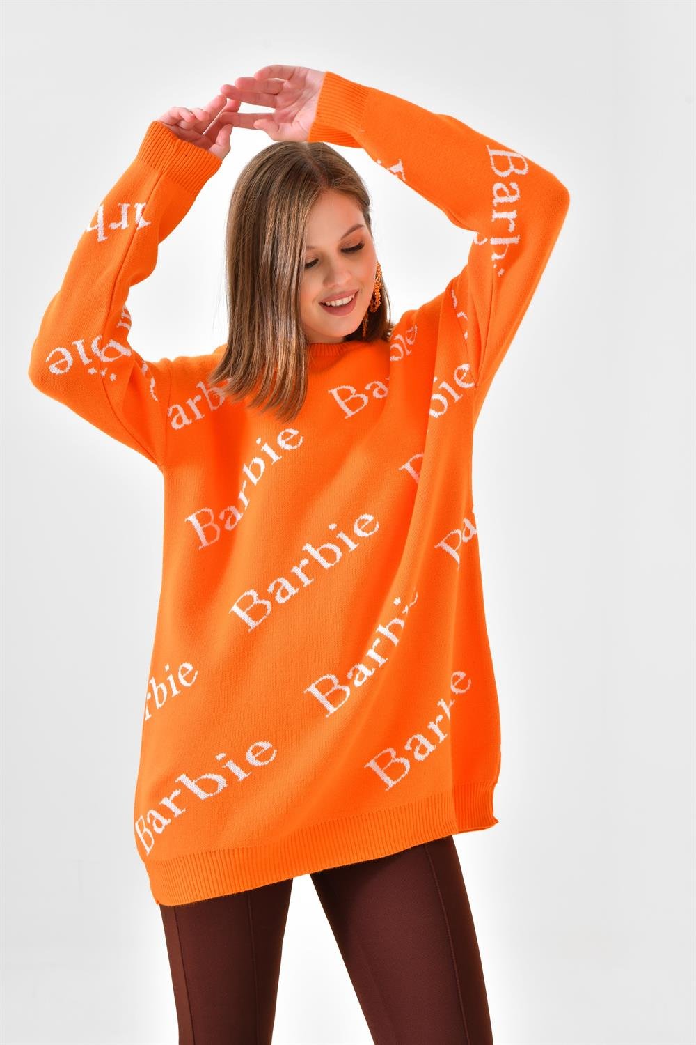 Ftz Women Kadın Barbie Kazak Orange