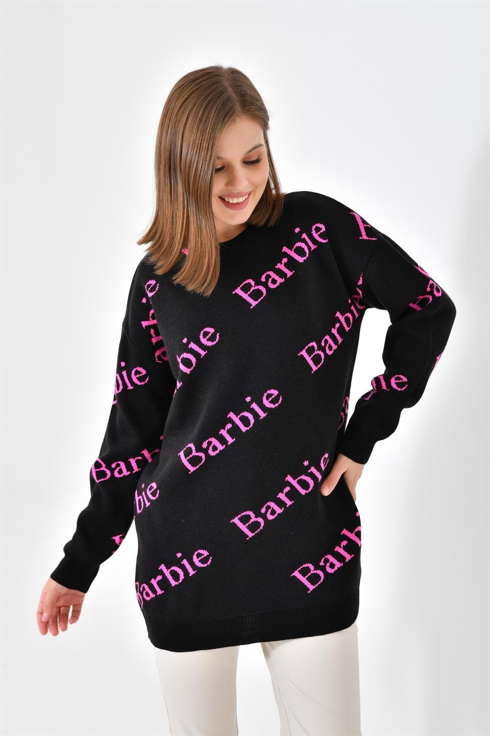 Ftz Women Kadın Barbie Kazak Siyah