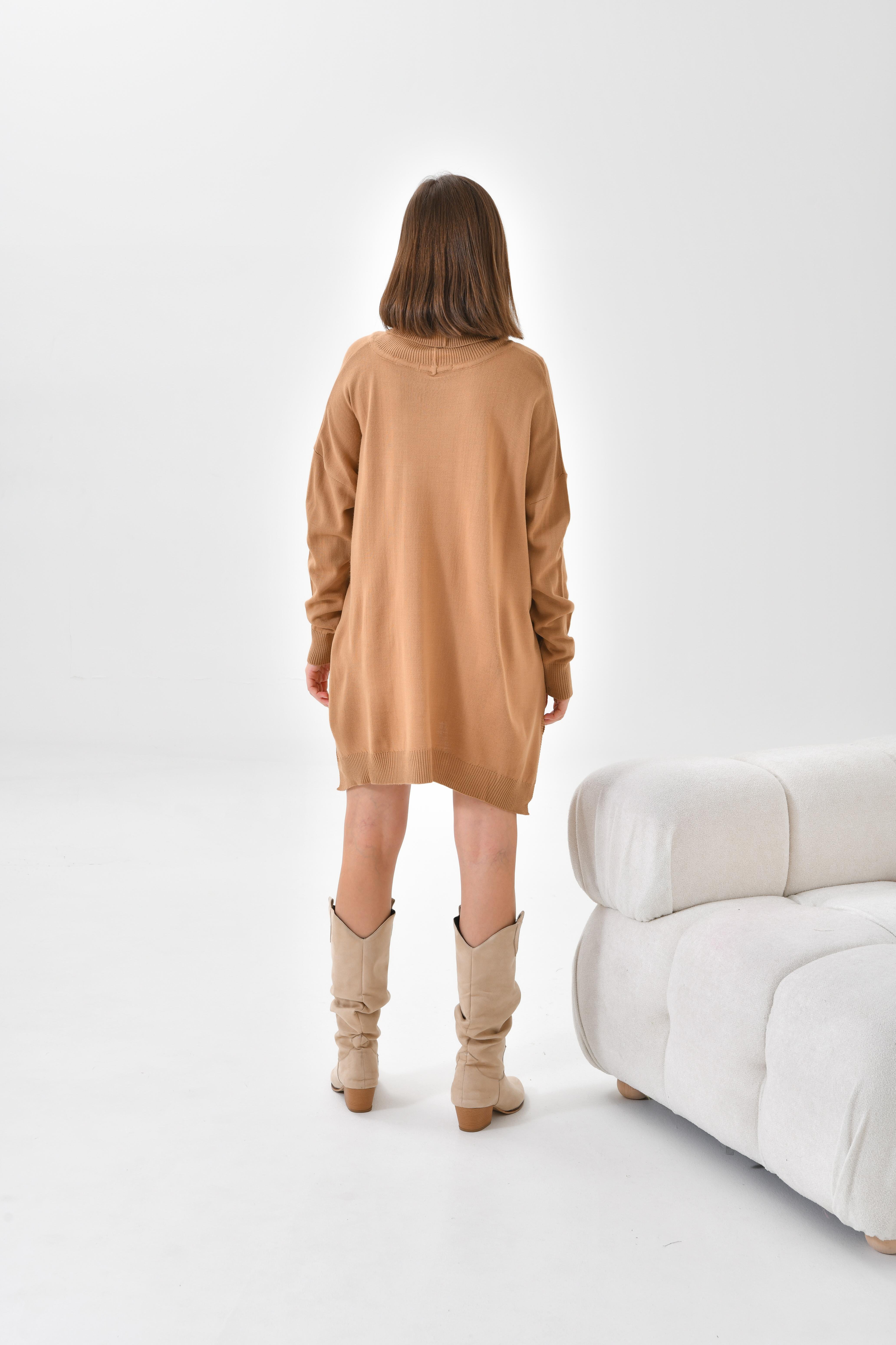 FTZ Women Kadın Basic Tunik  Bisküvi 20401