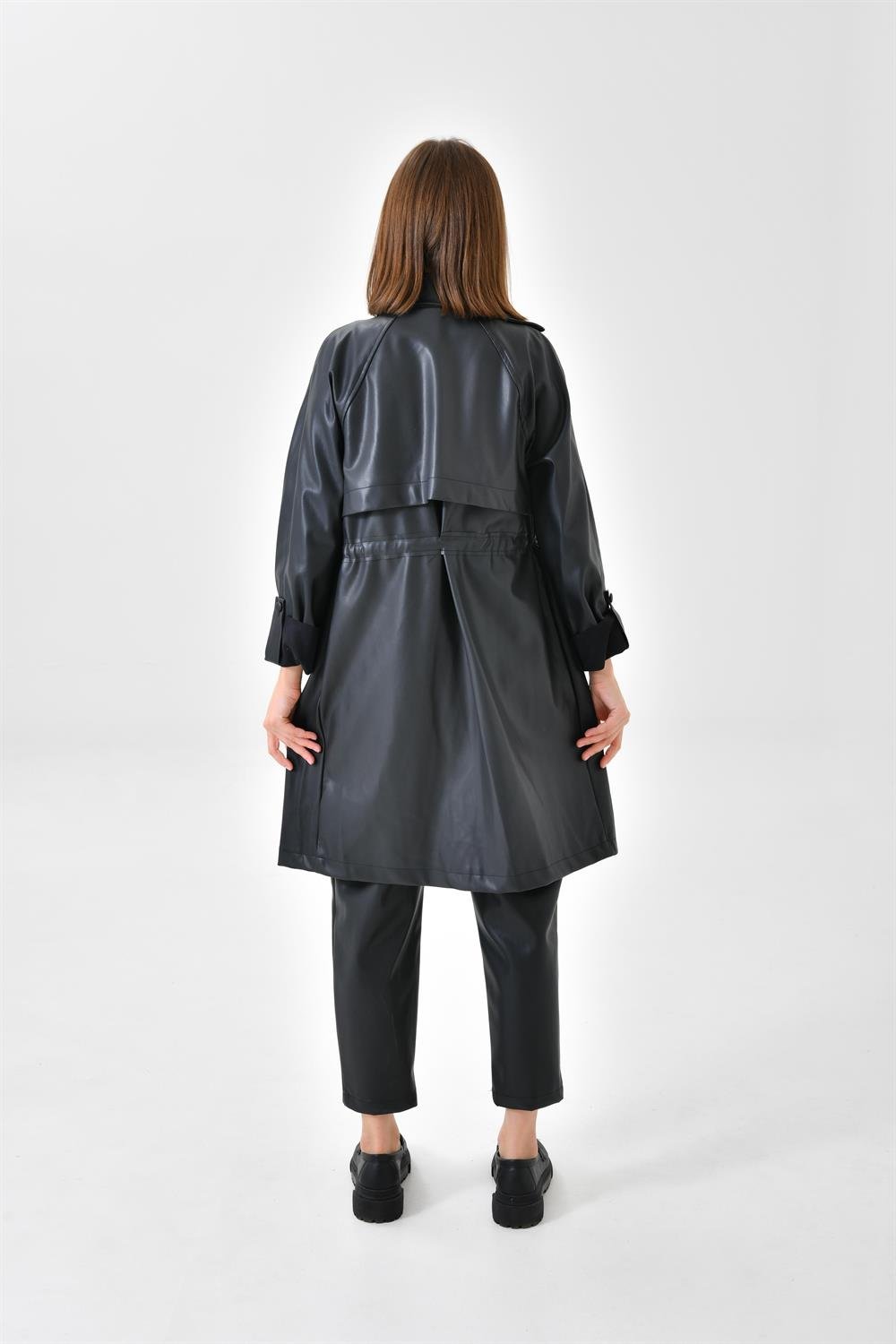 FTZ Women Kadın Deri Kap Siyah